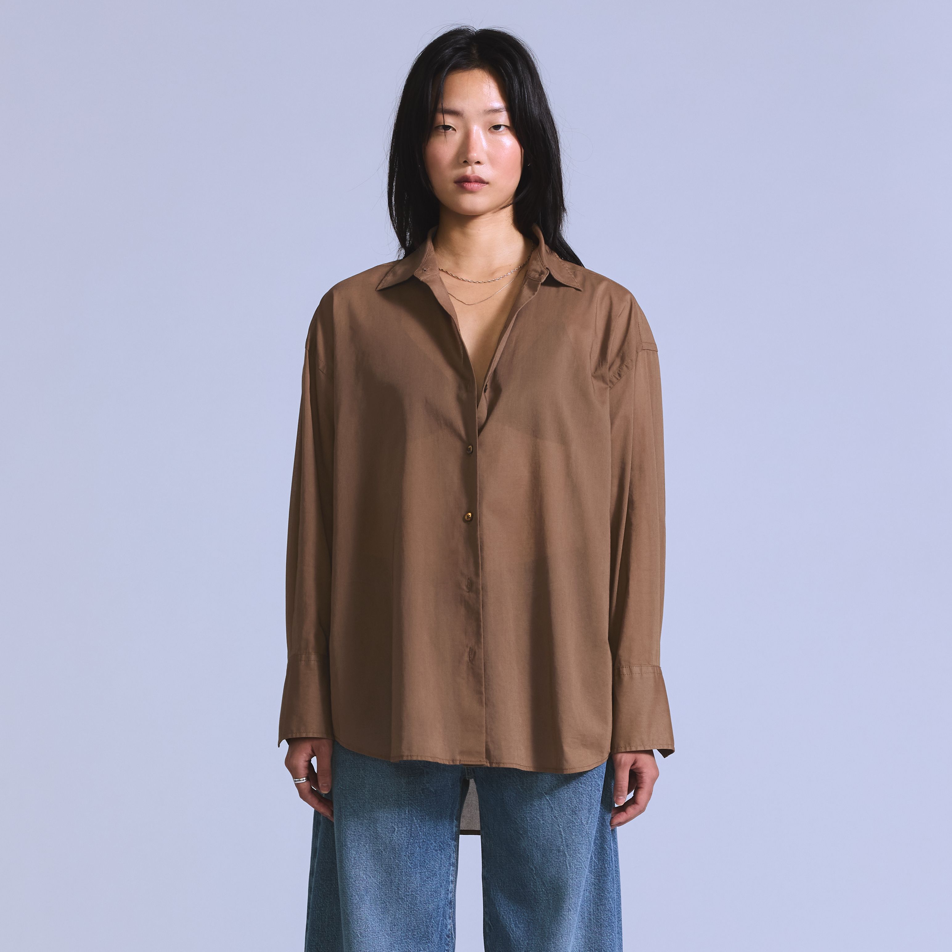 Woven Button Down Shirt 3