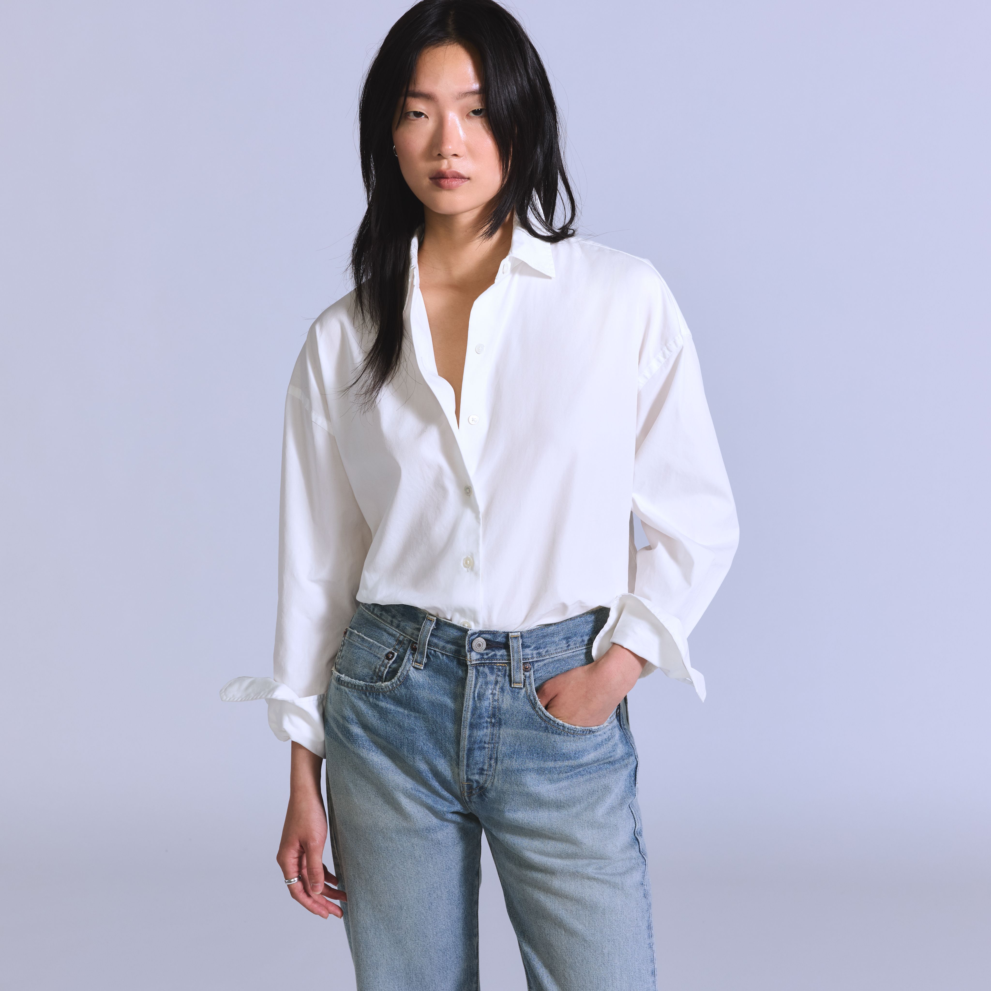 Woven Button Down Shirt 8
