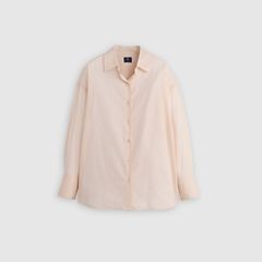 Woven Button Down Shirt — Bare - White 5