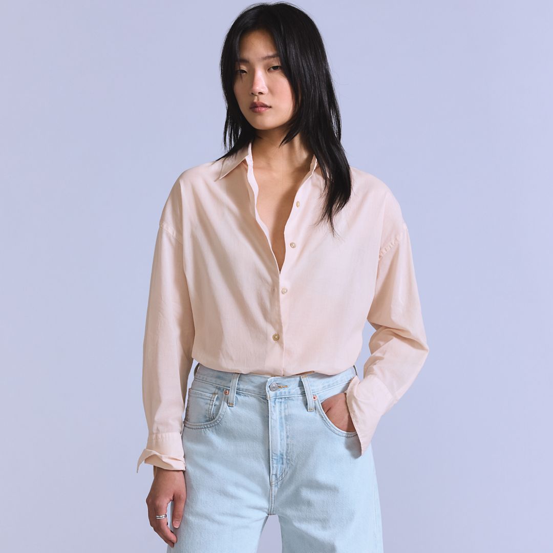 Levi's Woven Button Down Shirt In Bare