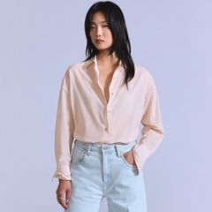 Woven Button Down Shirt — Bare - White 1