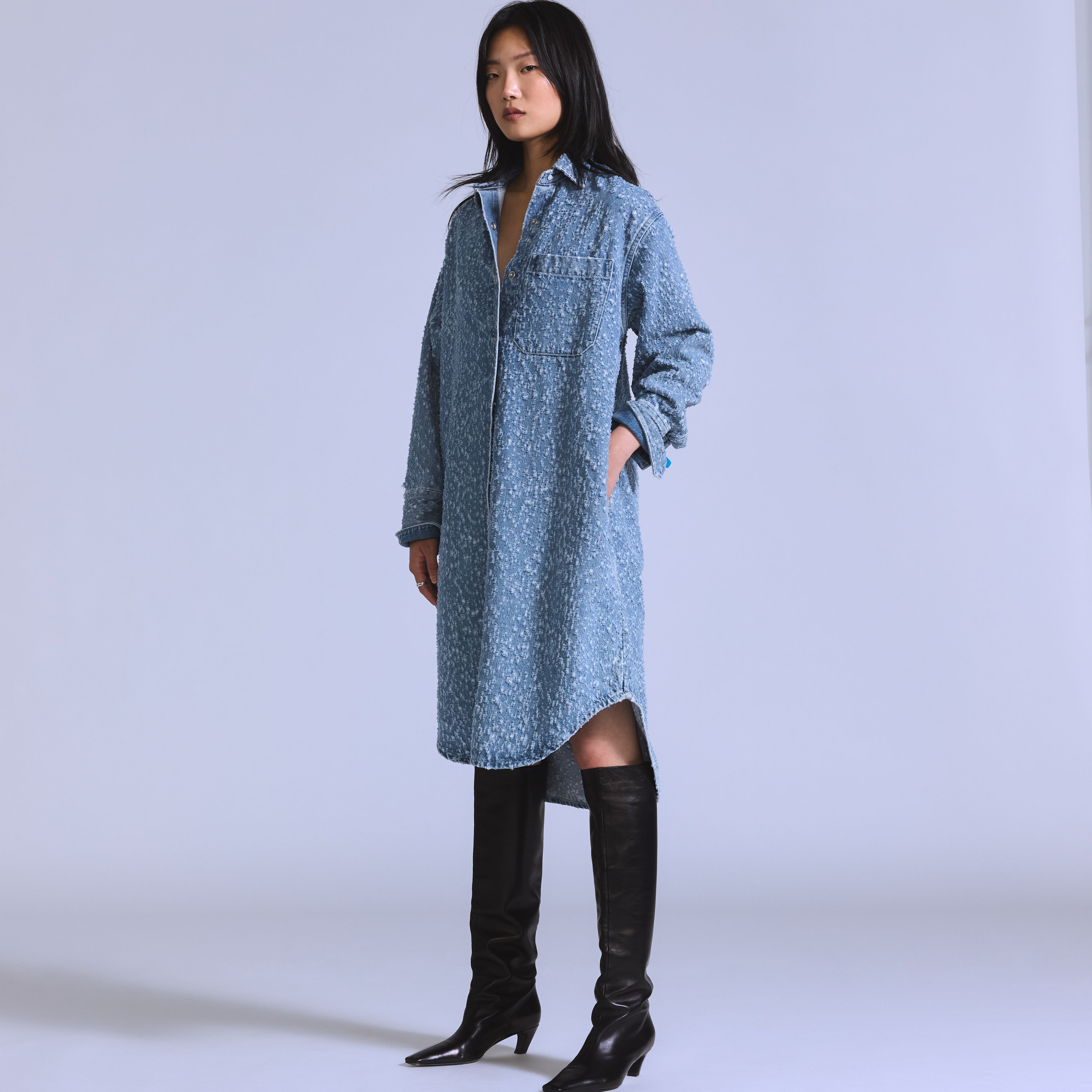 Denim Shirt Dress 1