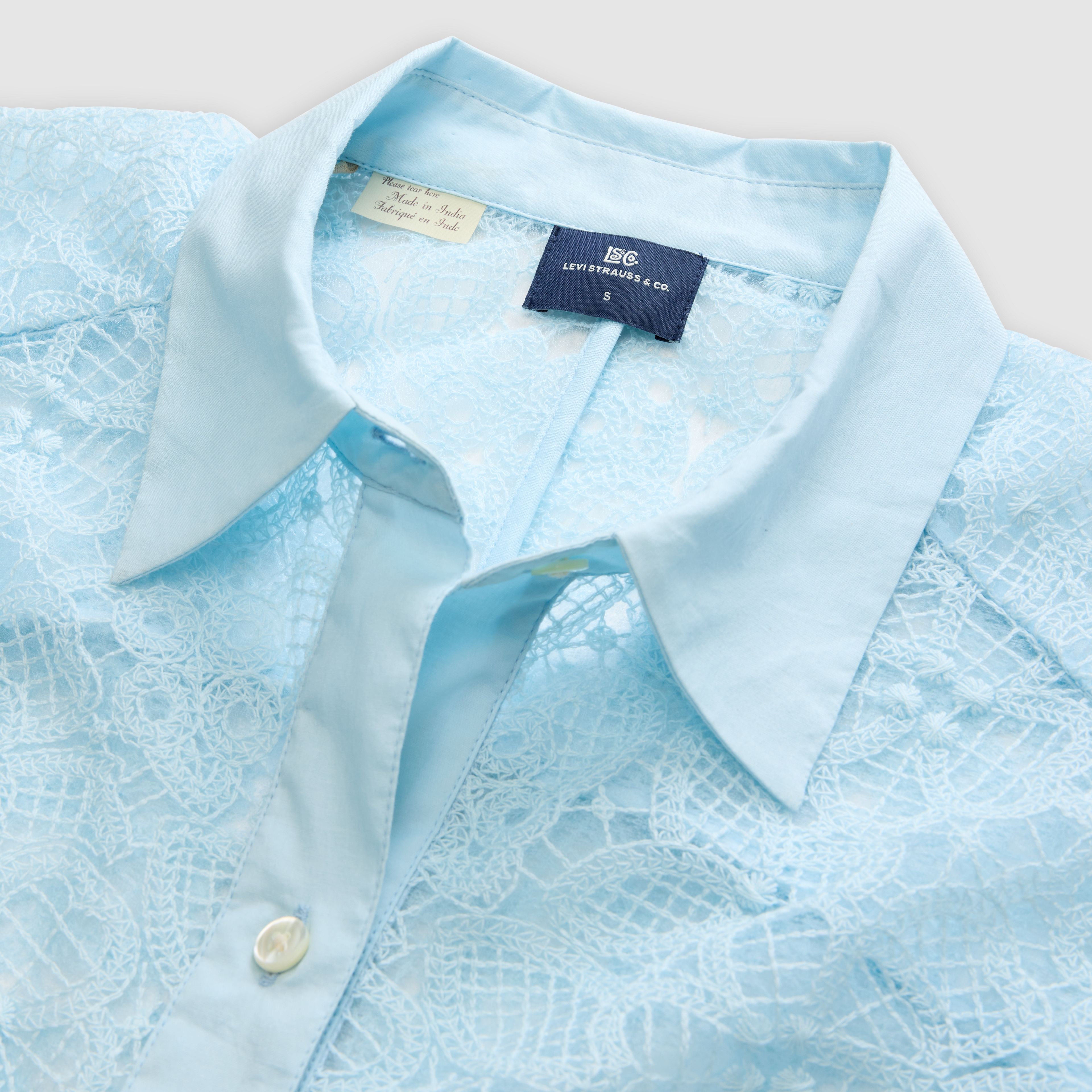 Lace Woven Blouse