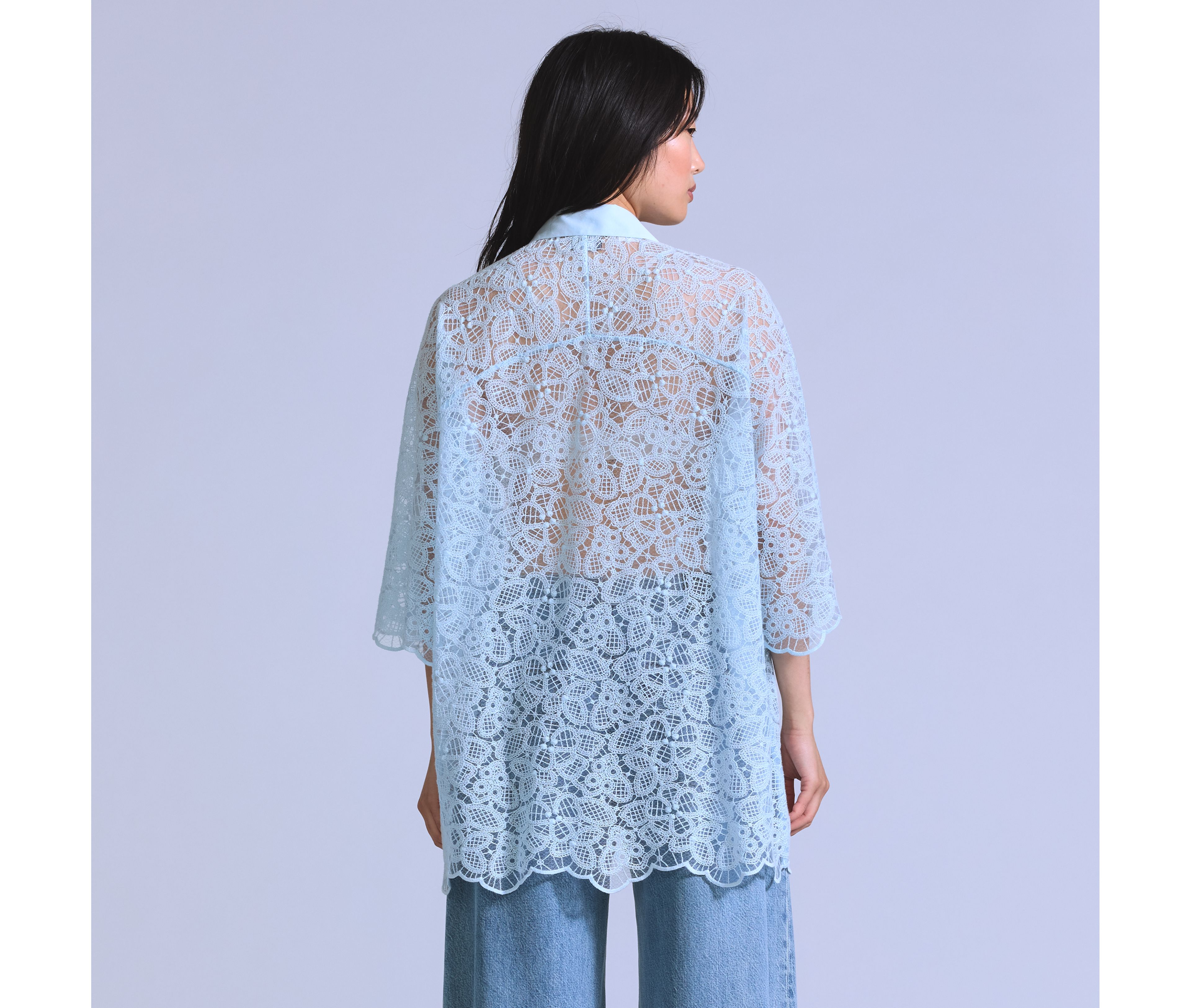 Lace Woven Blouse