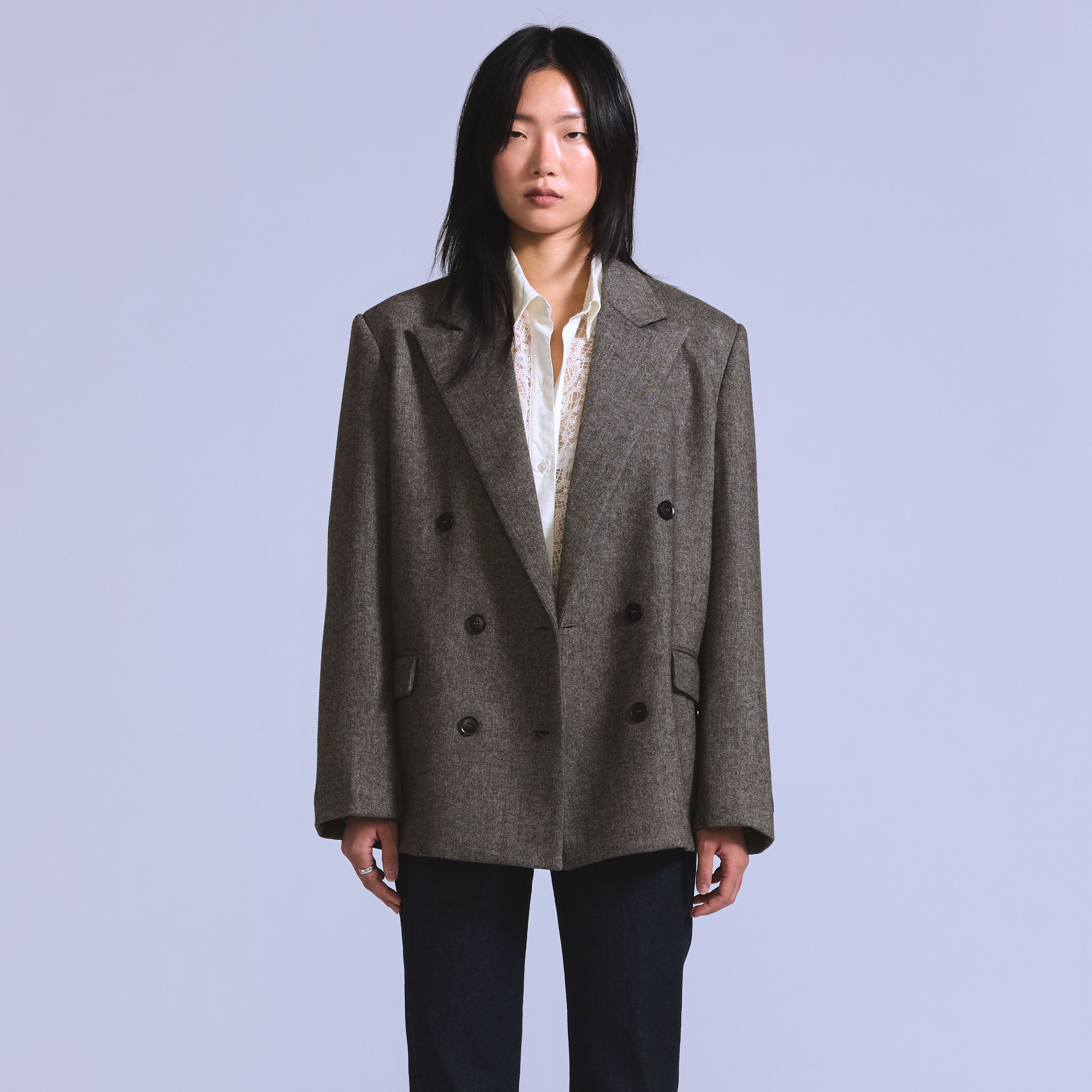 Wool Blend Blazer 4