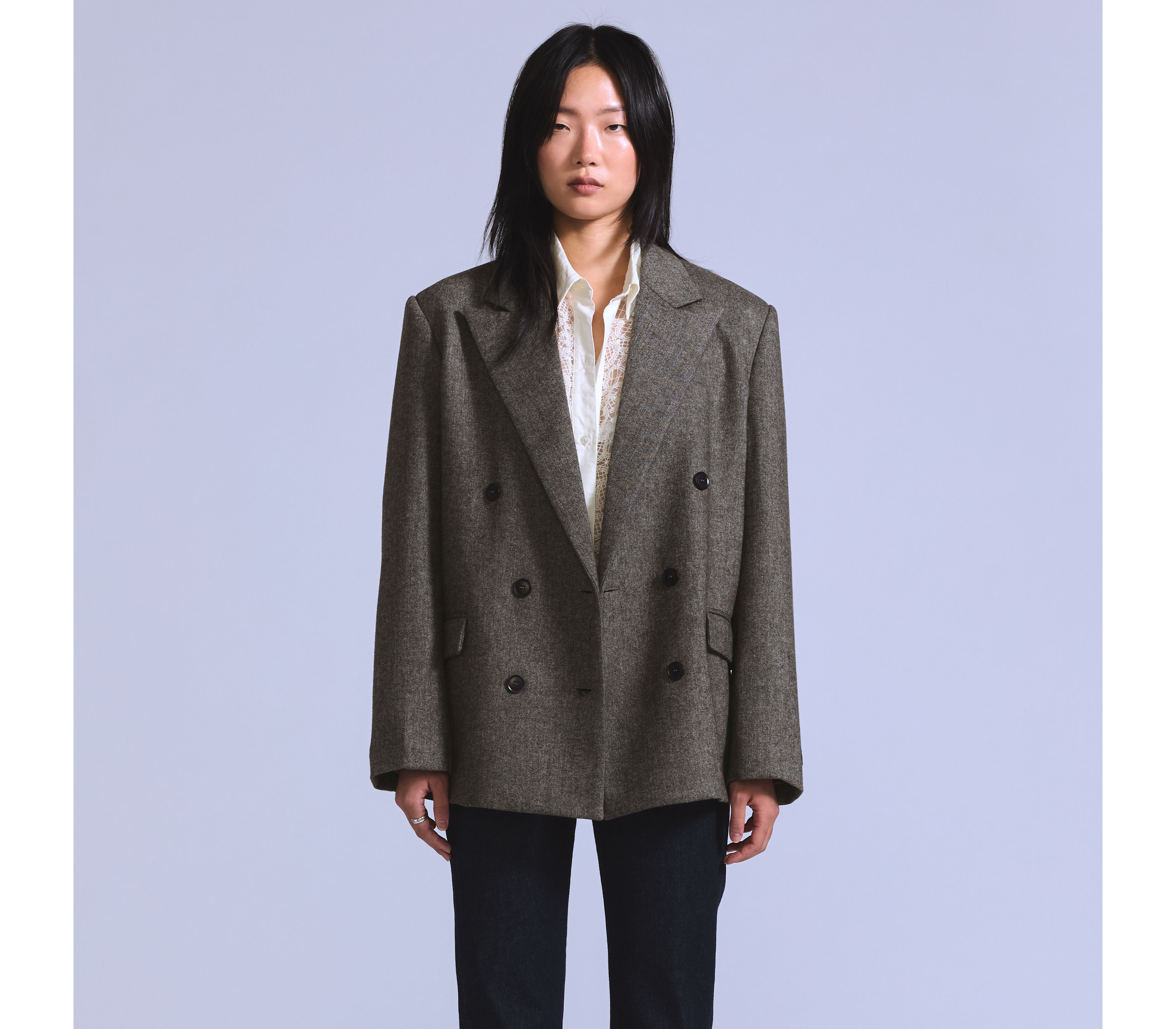 Wool Blend Blazer