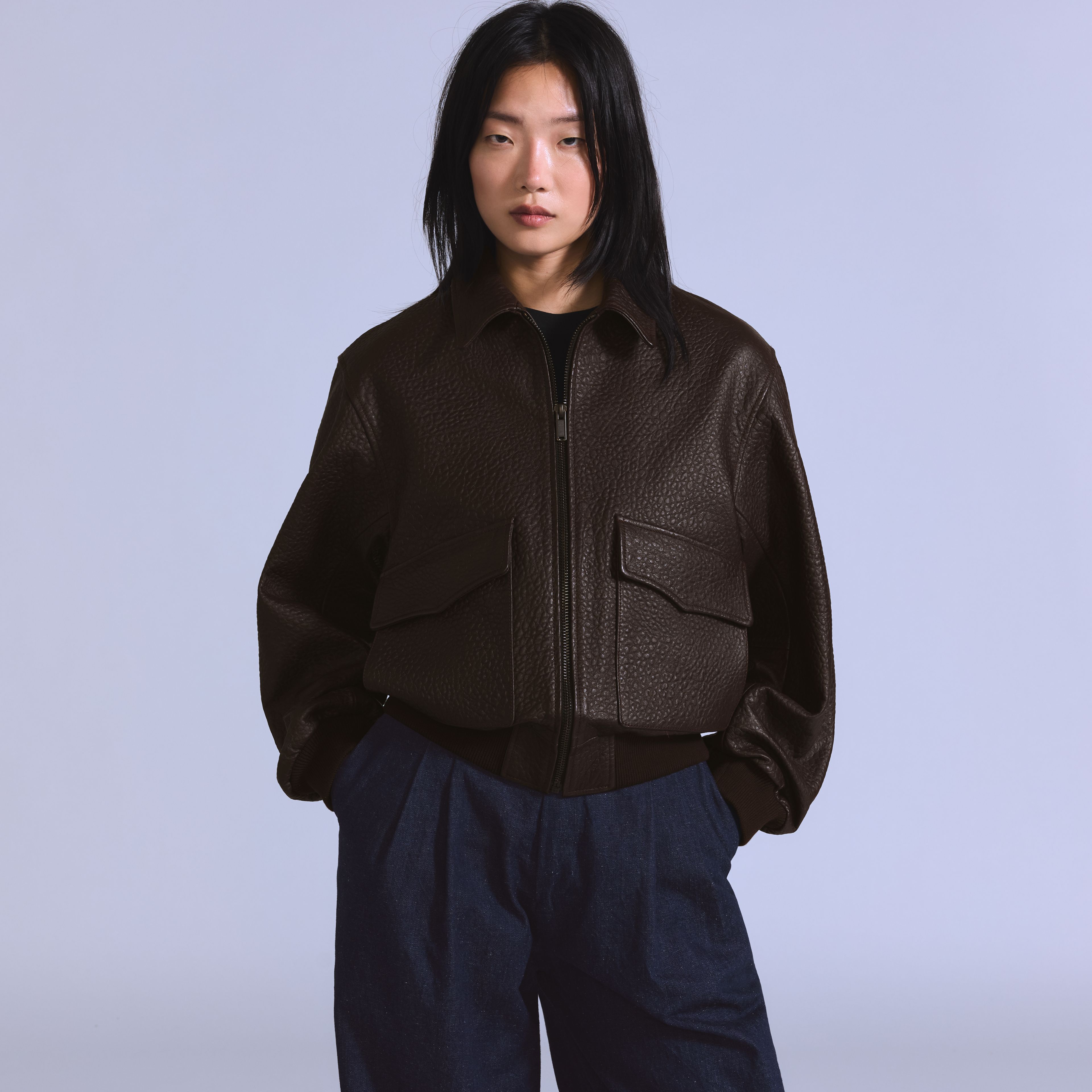 Leather Flight Jacket