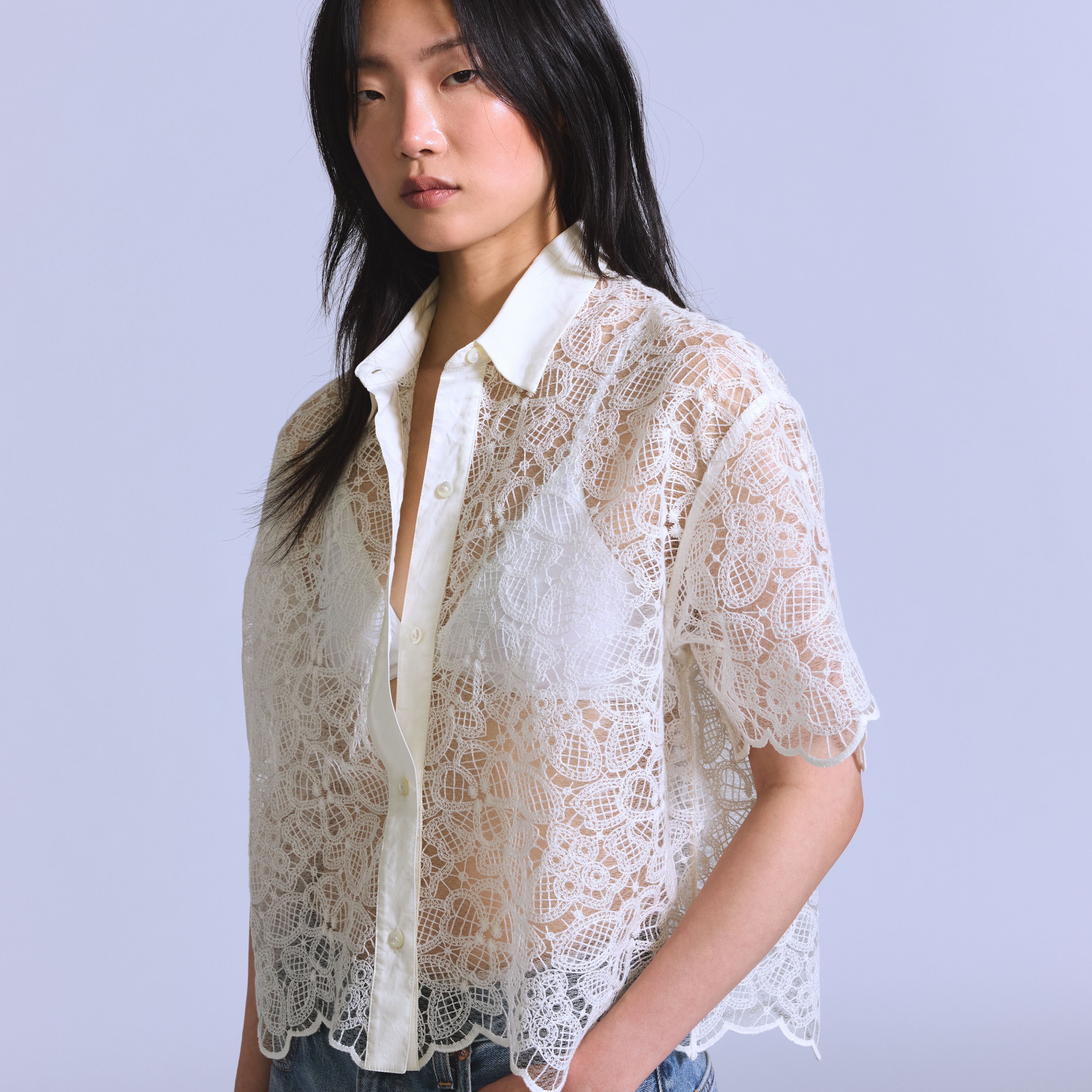 Cropped Short Sleeve Shirt 2