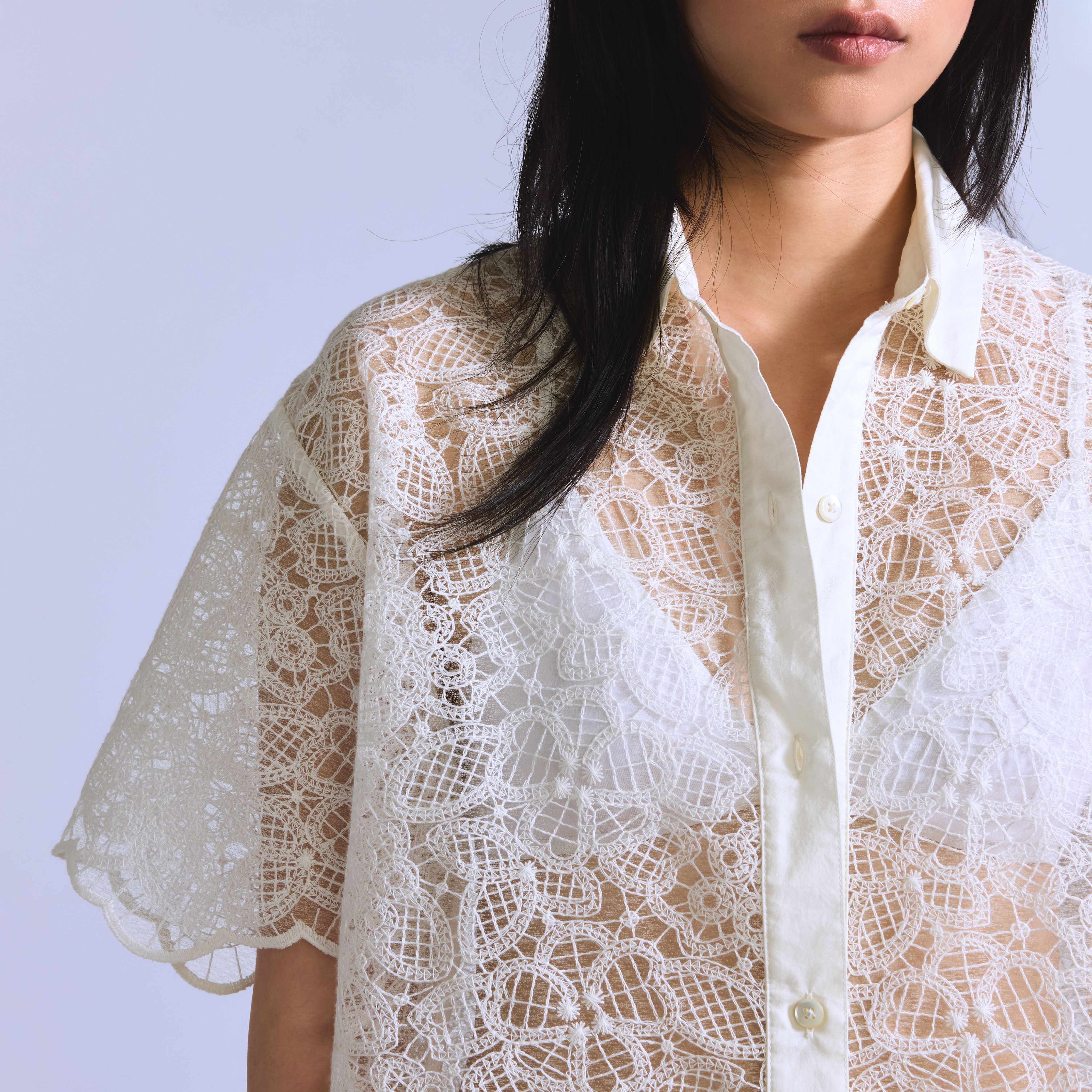 Cropped Short Sleeve Shirt 3