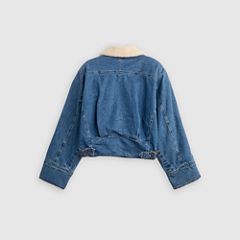 Sherpa Earhart Flight Jacket — Earhart Jacket - Blue 6