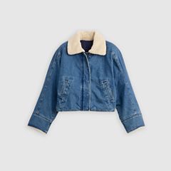 Sherpa Earhart Flight Jacket — Earhart Jacket - Blue 5