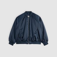 Ruth Fashion Bomber Jacket — Navy Blazer - Blue 5