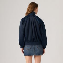 Ruth Fashion Bomber Jacket — Navy Blazer - Blue 4