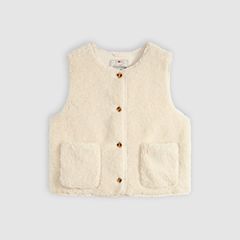 Rema Sherpa Vest — White Swan - White 5