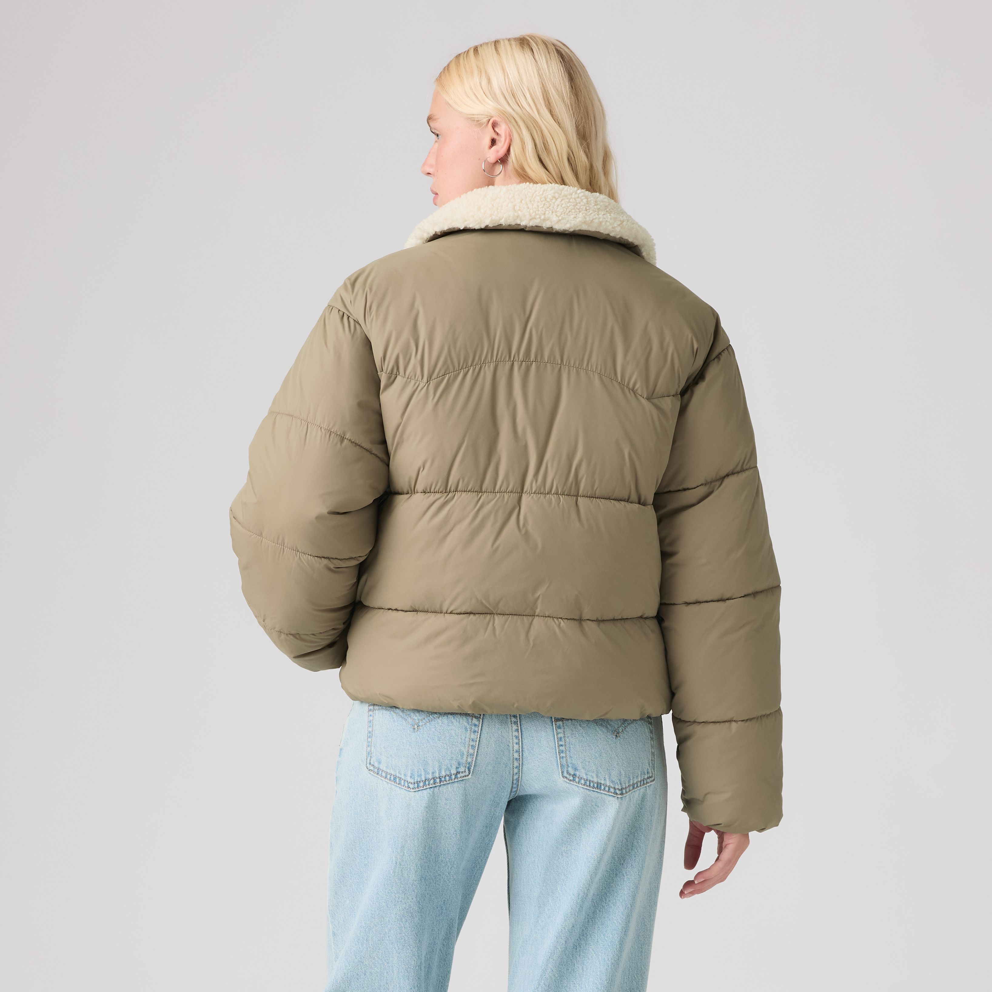 Palmer Sherpa Puffer Jacket 4