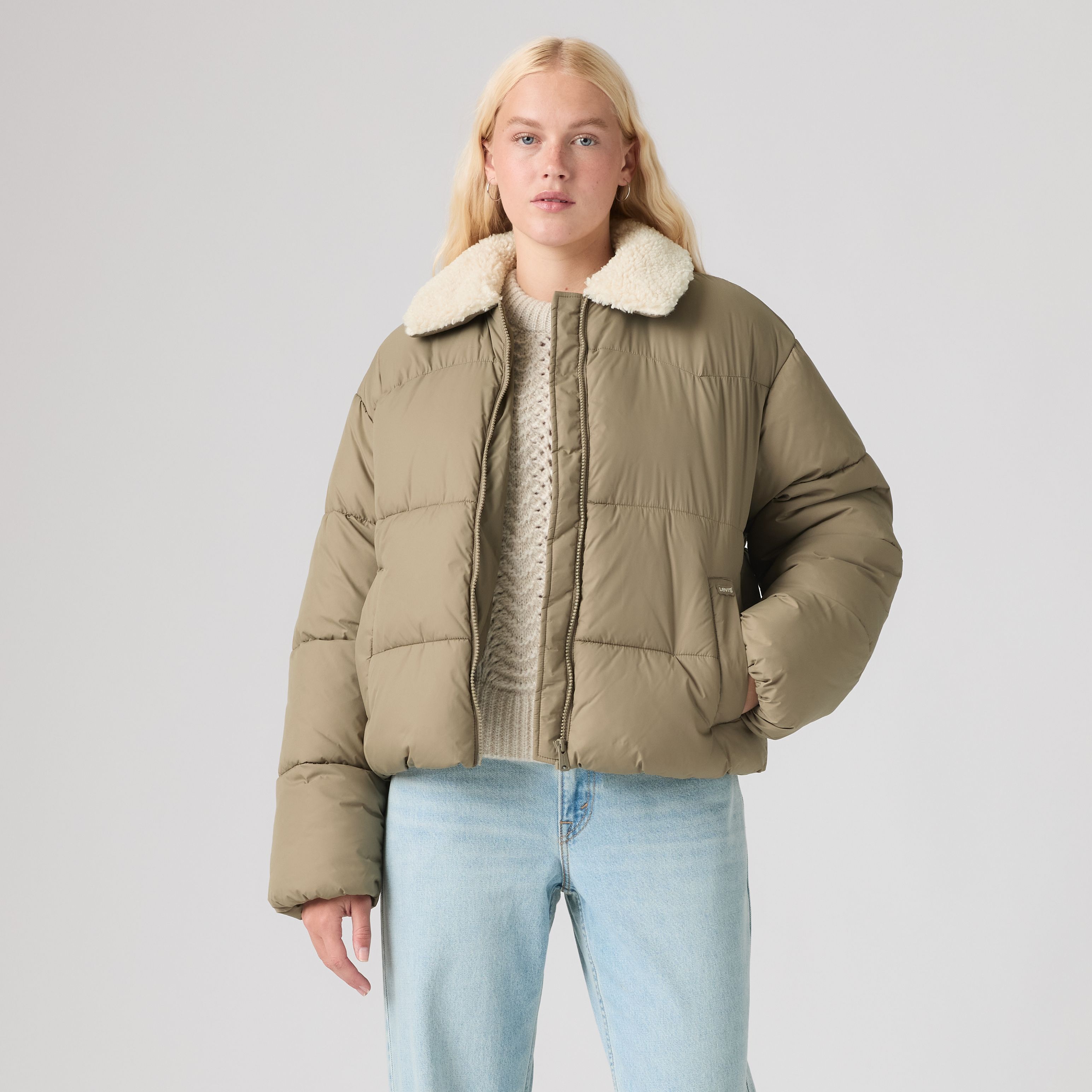 Palmer Sherpa Puffer Jacket 3