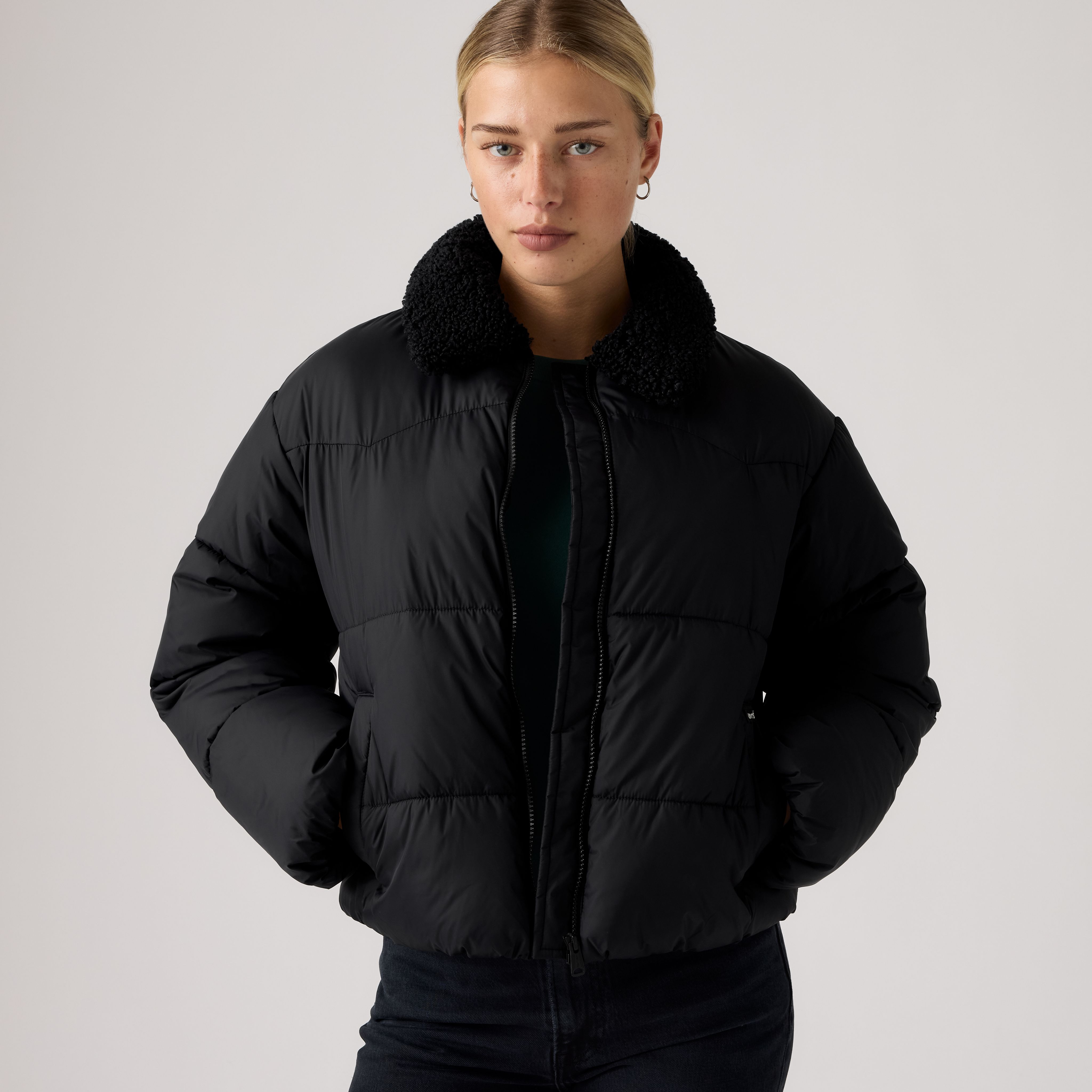 Palmer Sherpa Puffer Jacket 1