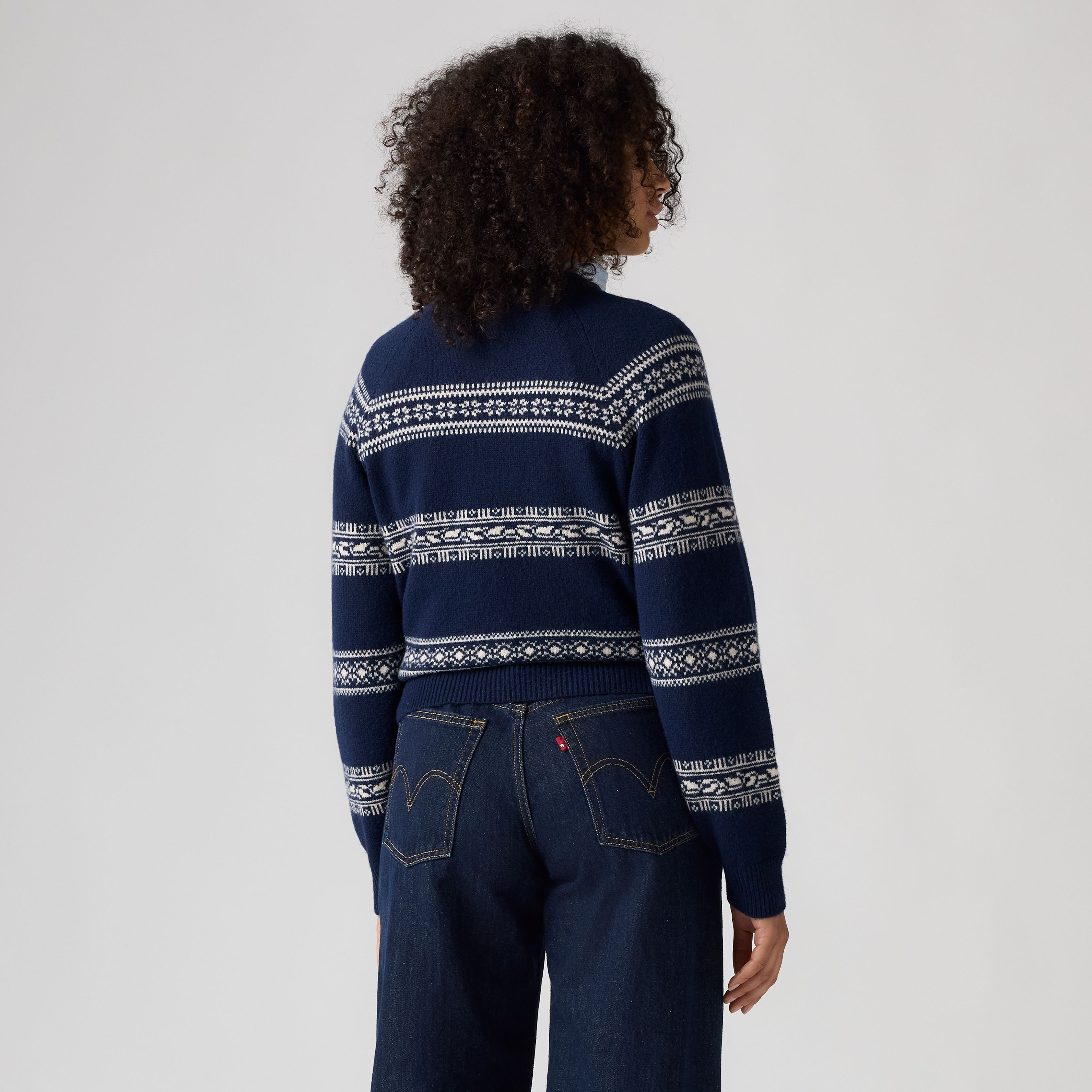 Jolie Fairisle Crewneck Sweater 4