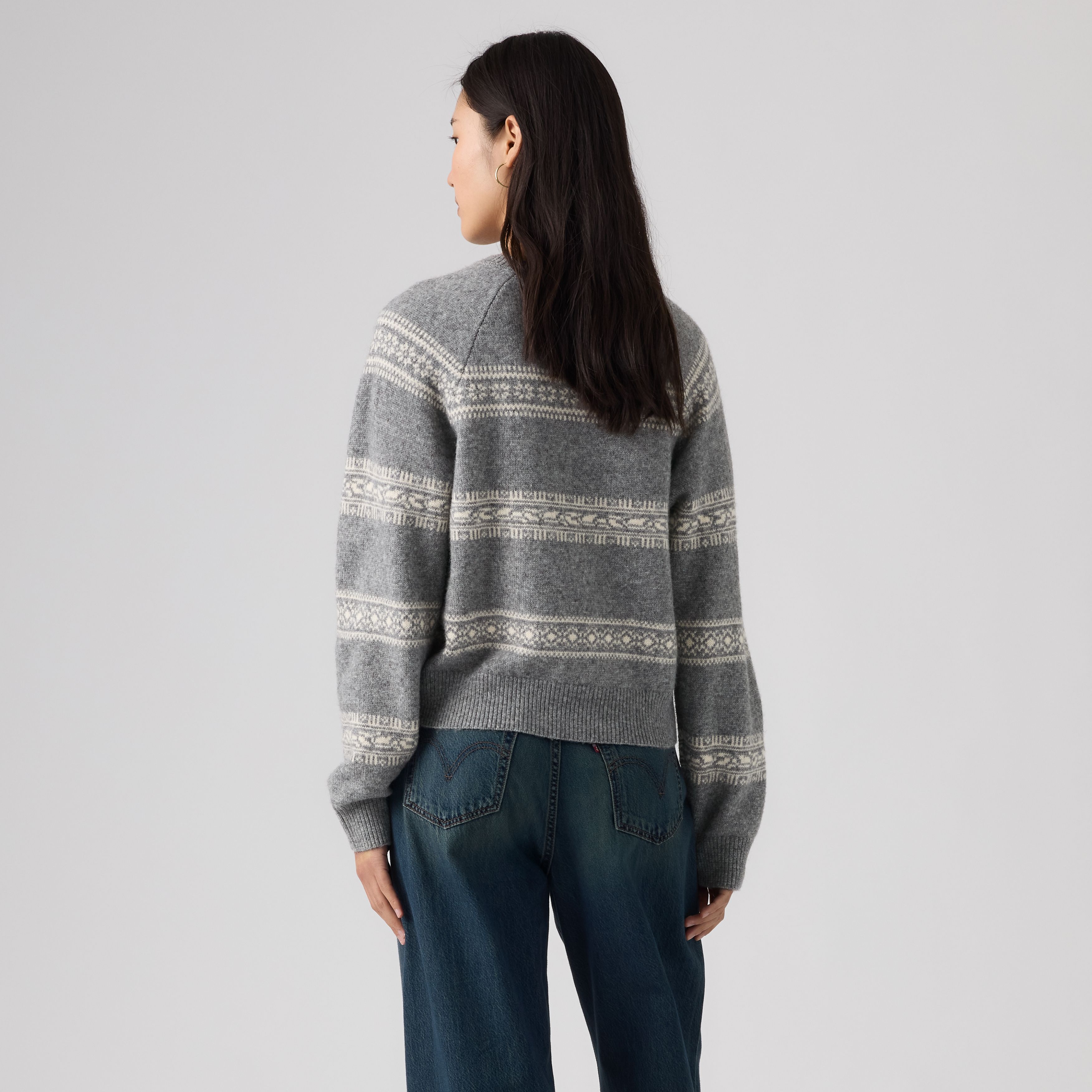 Jolie Fairisle Crewneck Sweater 4