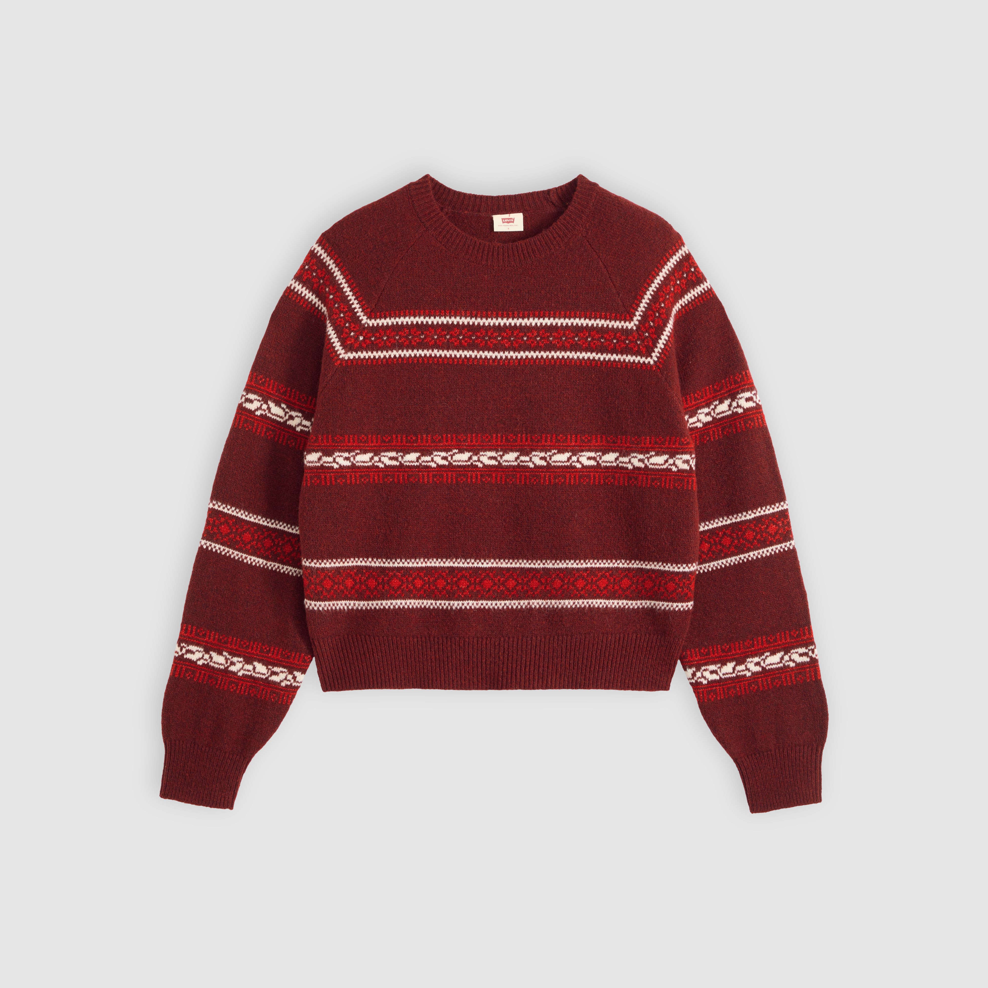 Jolie Fairisle Crewneck Sweater 5