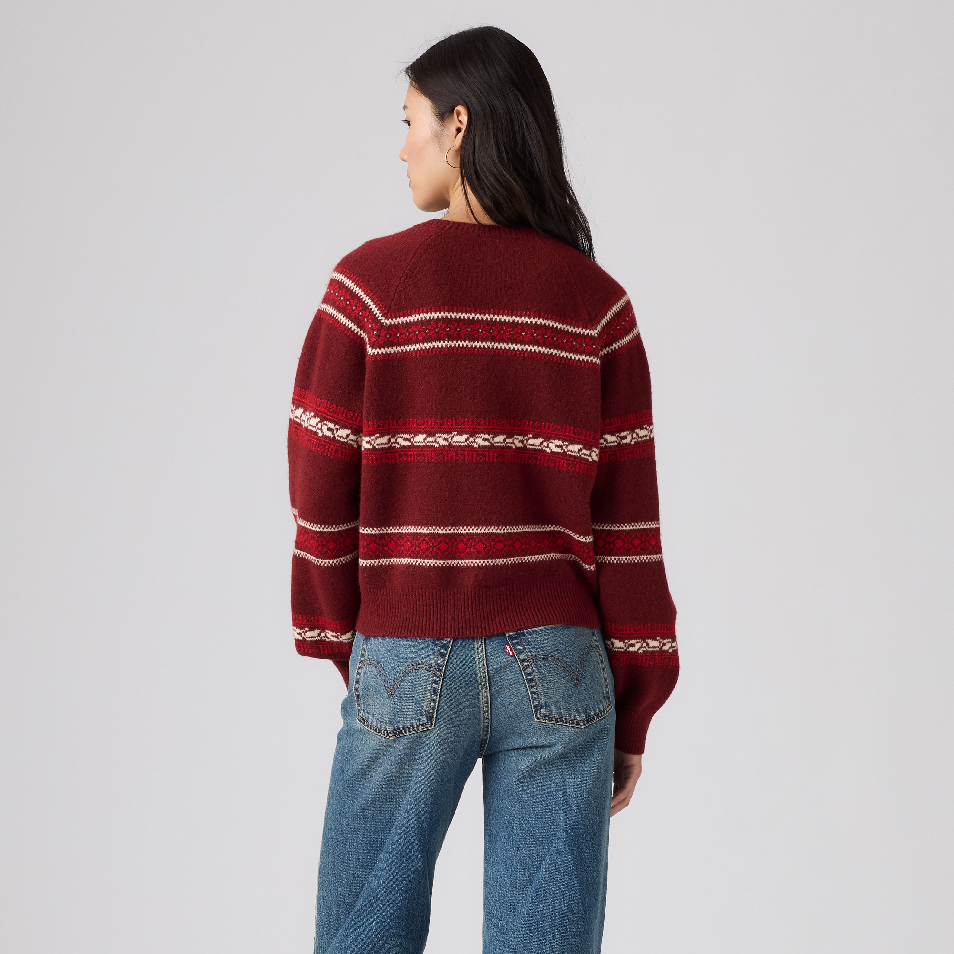 Jolie Fairisle Crewneck Sweater 4