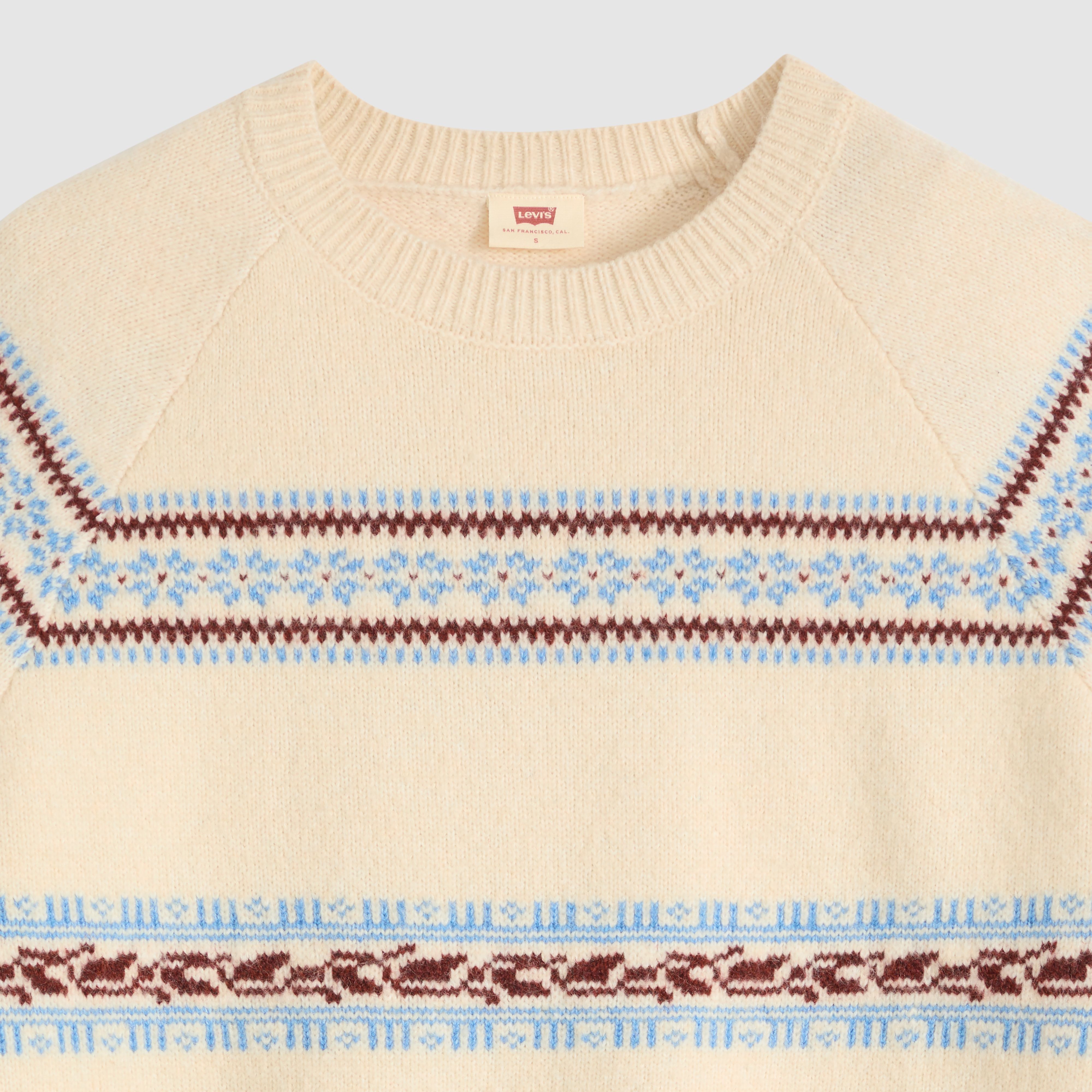 Jolie Fairisle Crewneck Sweater 6