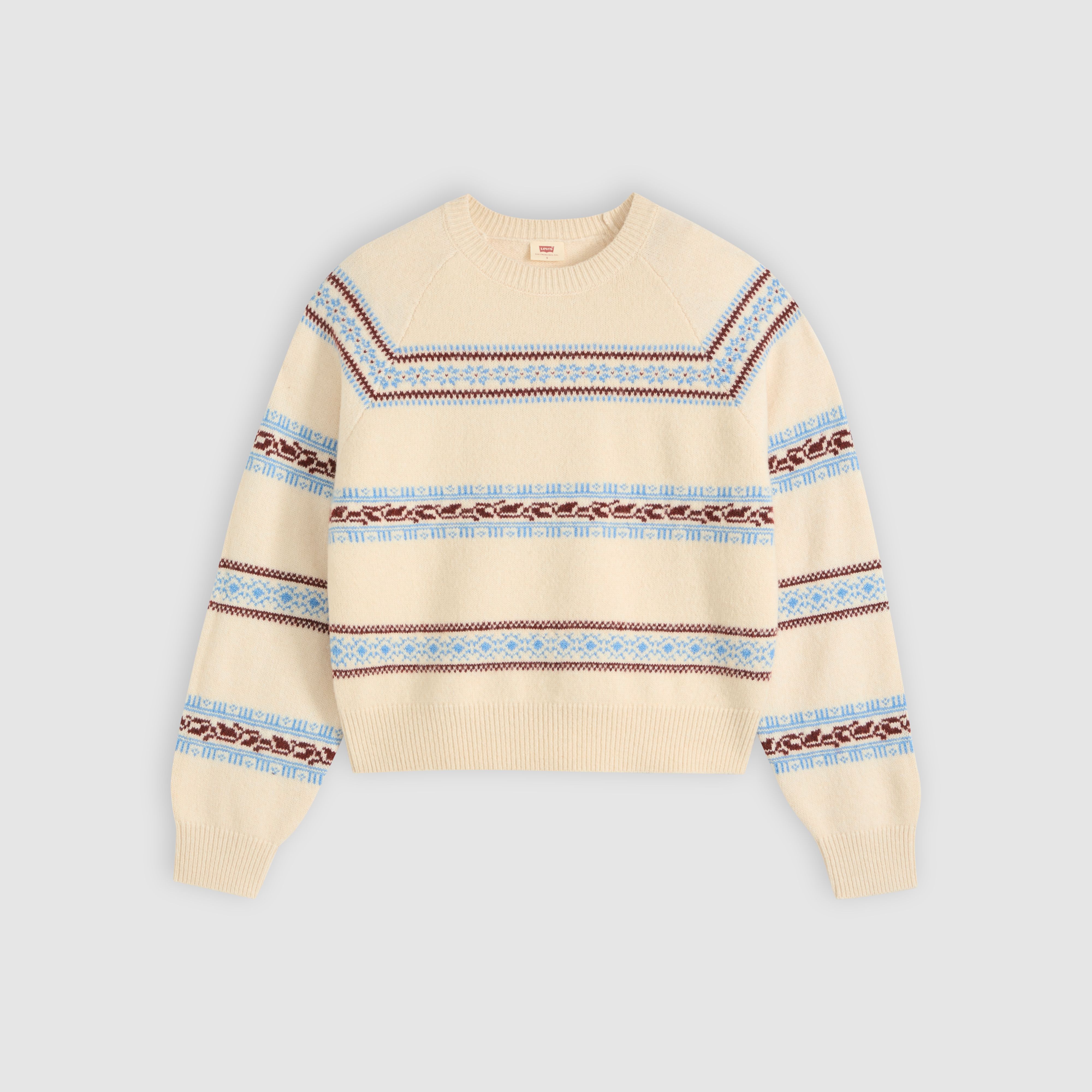Jolie Fairisle Crewneck Sweater 5