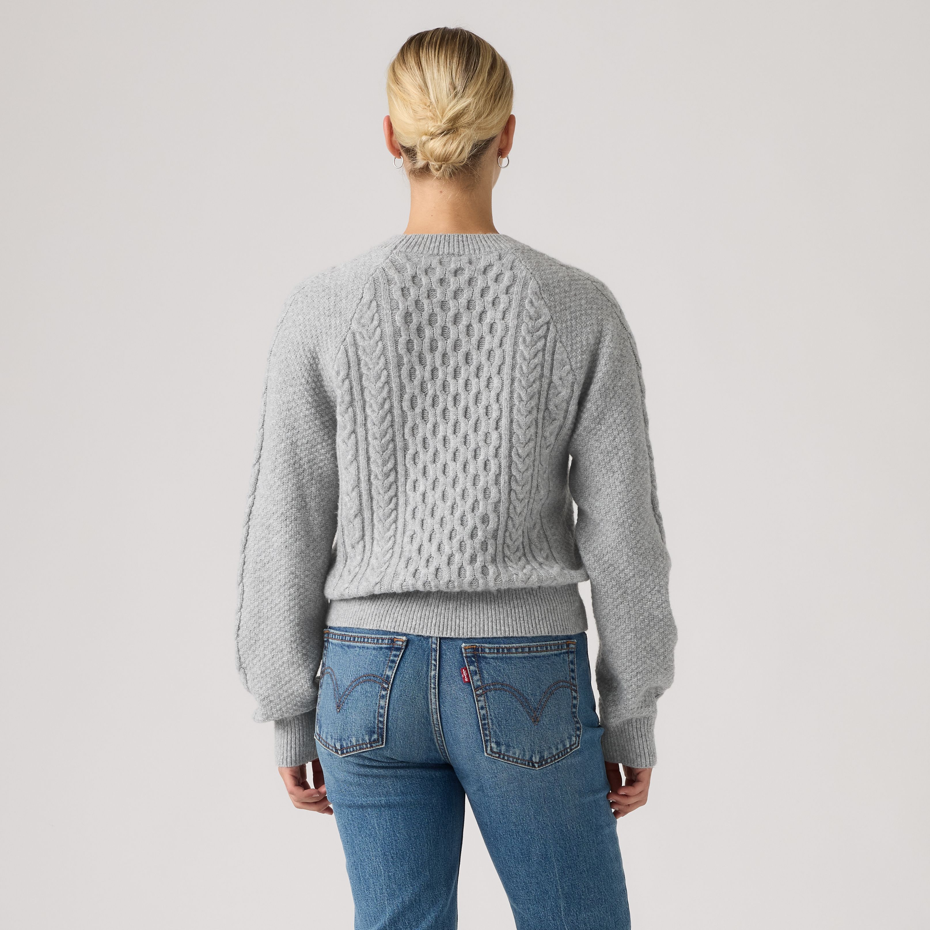 Jolie Cable Crewneck Sweater 4