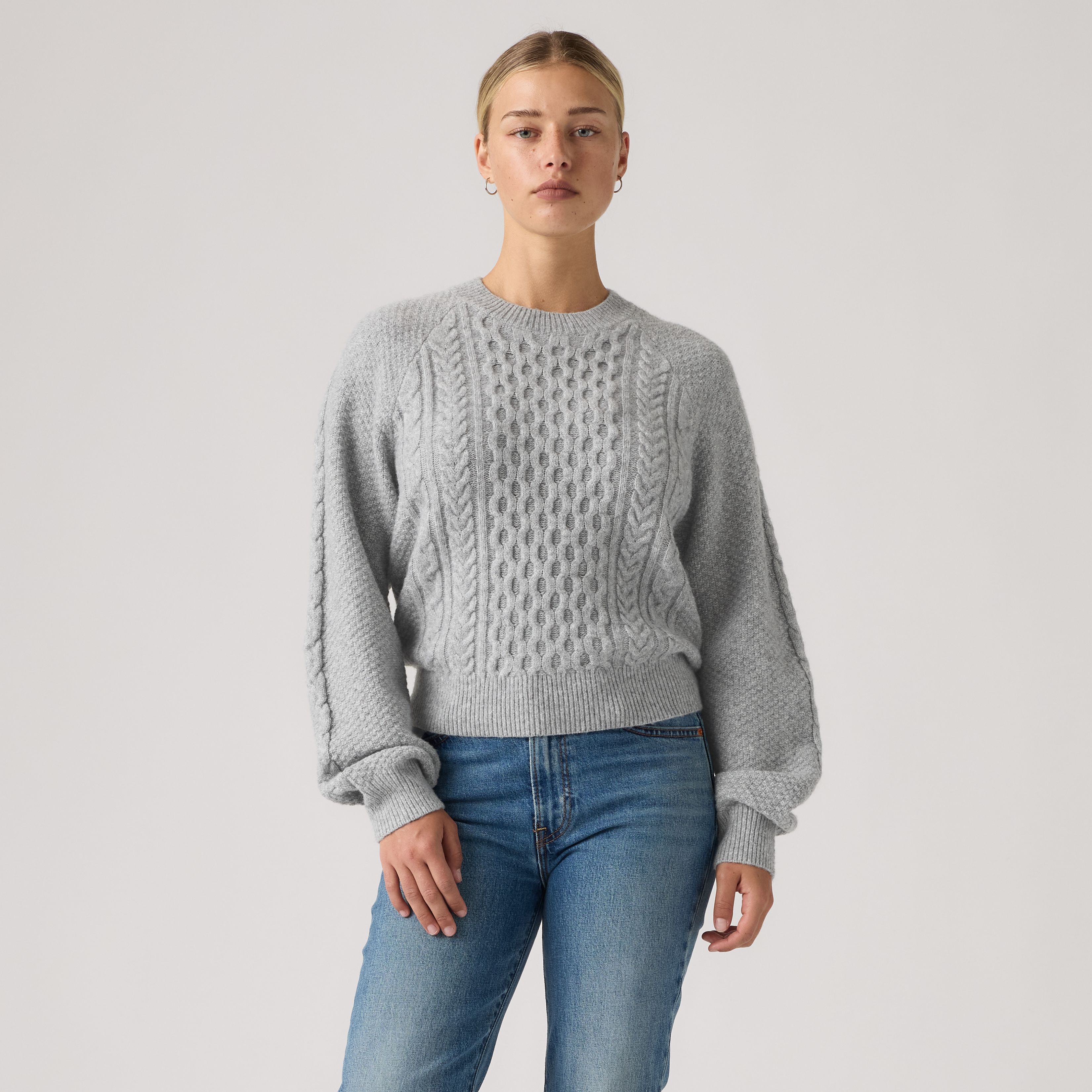 Jolie Cable Crewneck Sweater 3