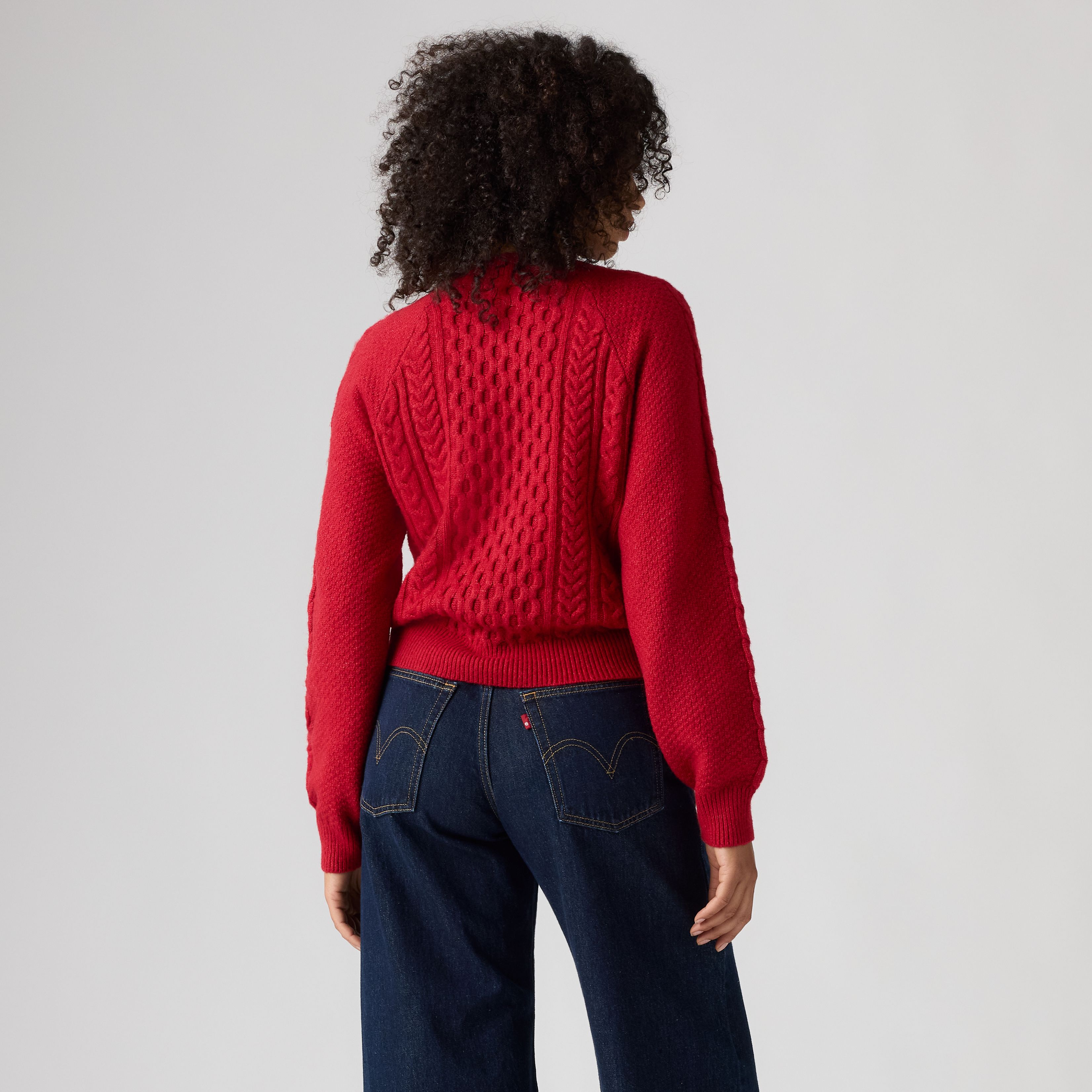 Jolie Cable Crewneck Sweater 4