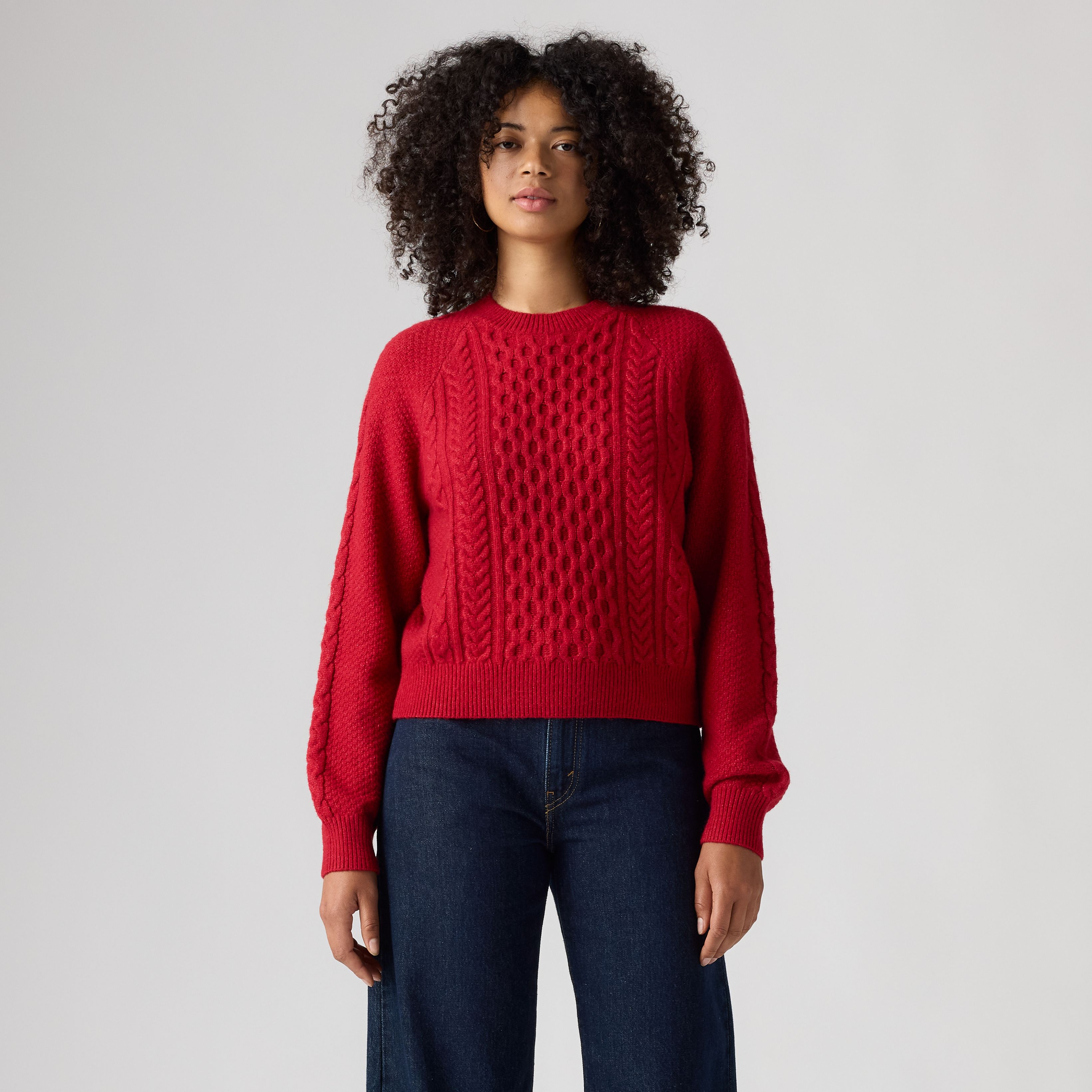 Jolie Cable Crewneck Sweater 3