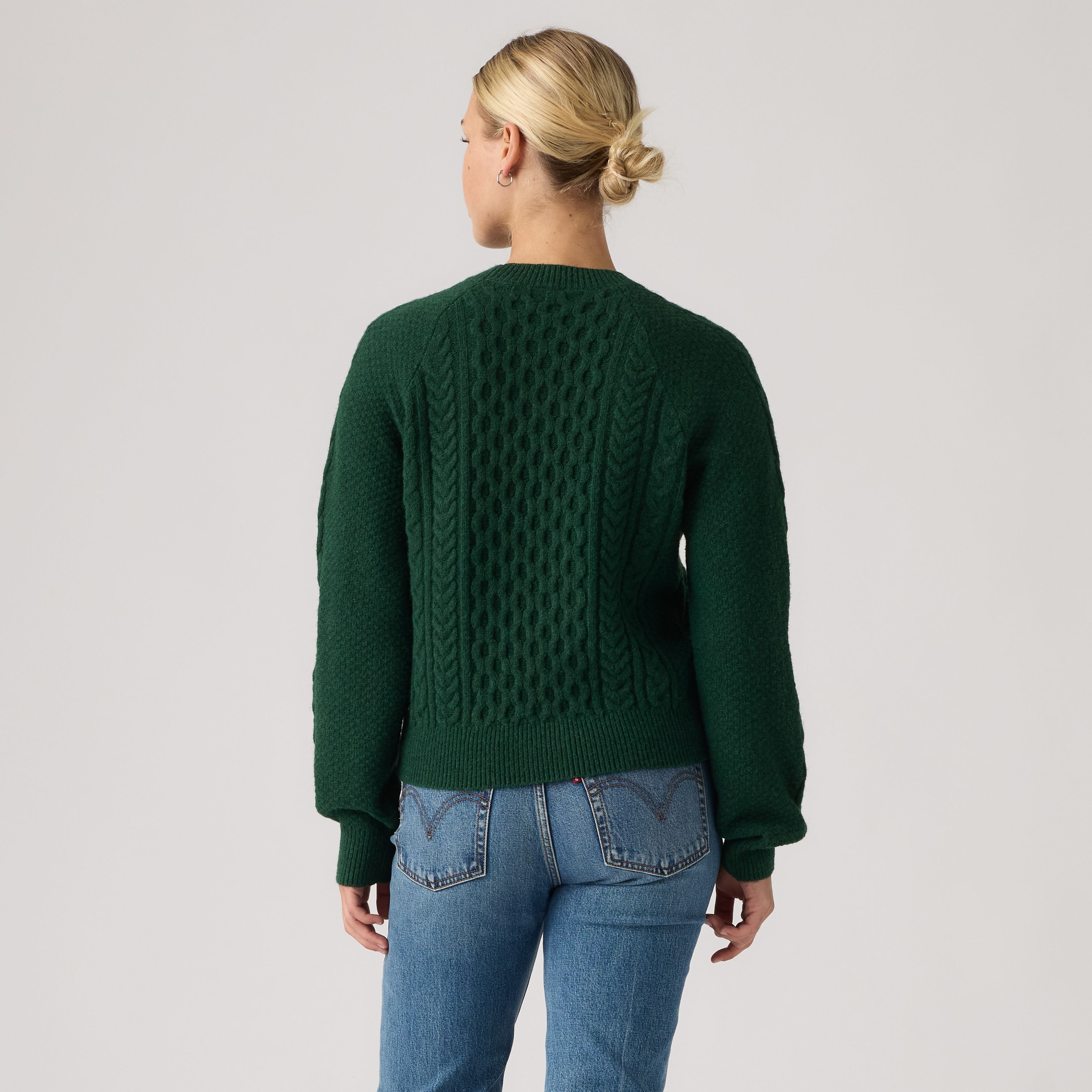 Jolie Cable Crewneck Sweater 4