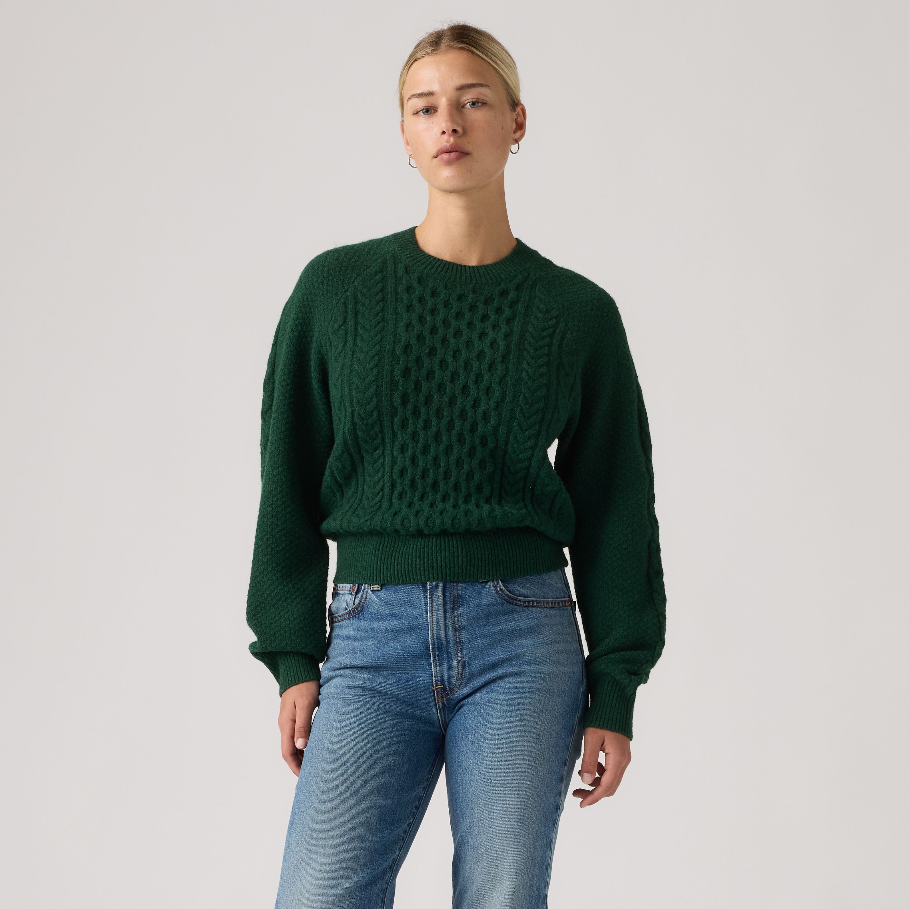 Jolie Cable Crewneck Sweater 6