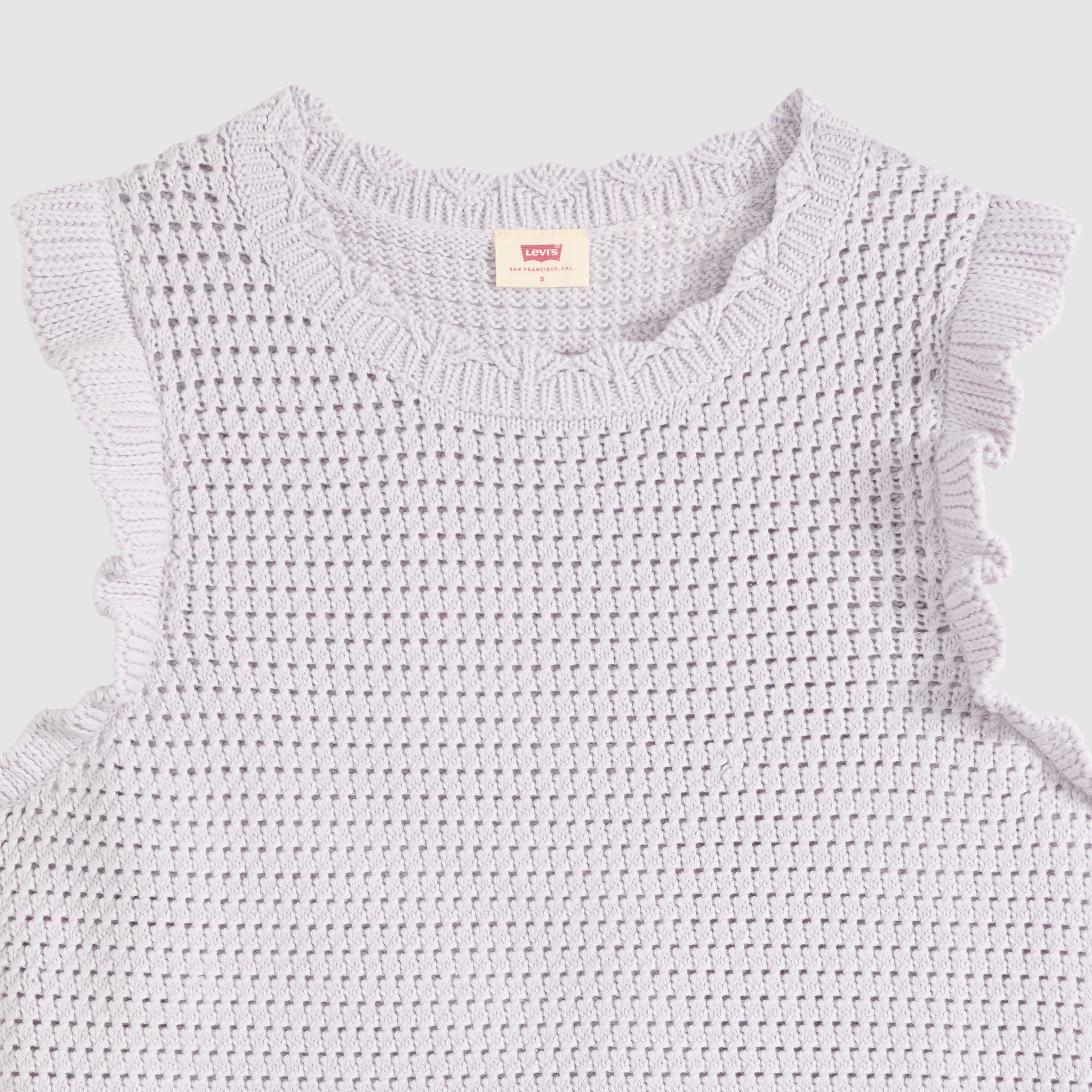 Lulu Flutter Sleeve Sweater Tank 6