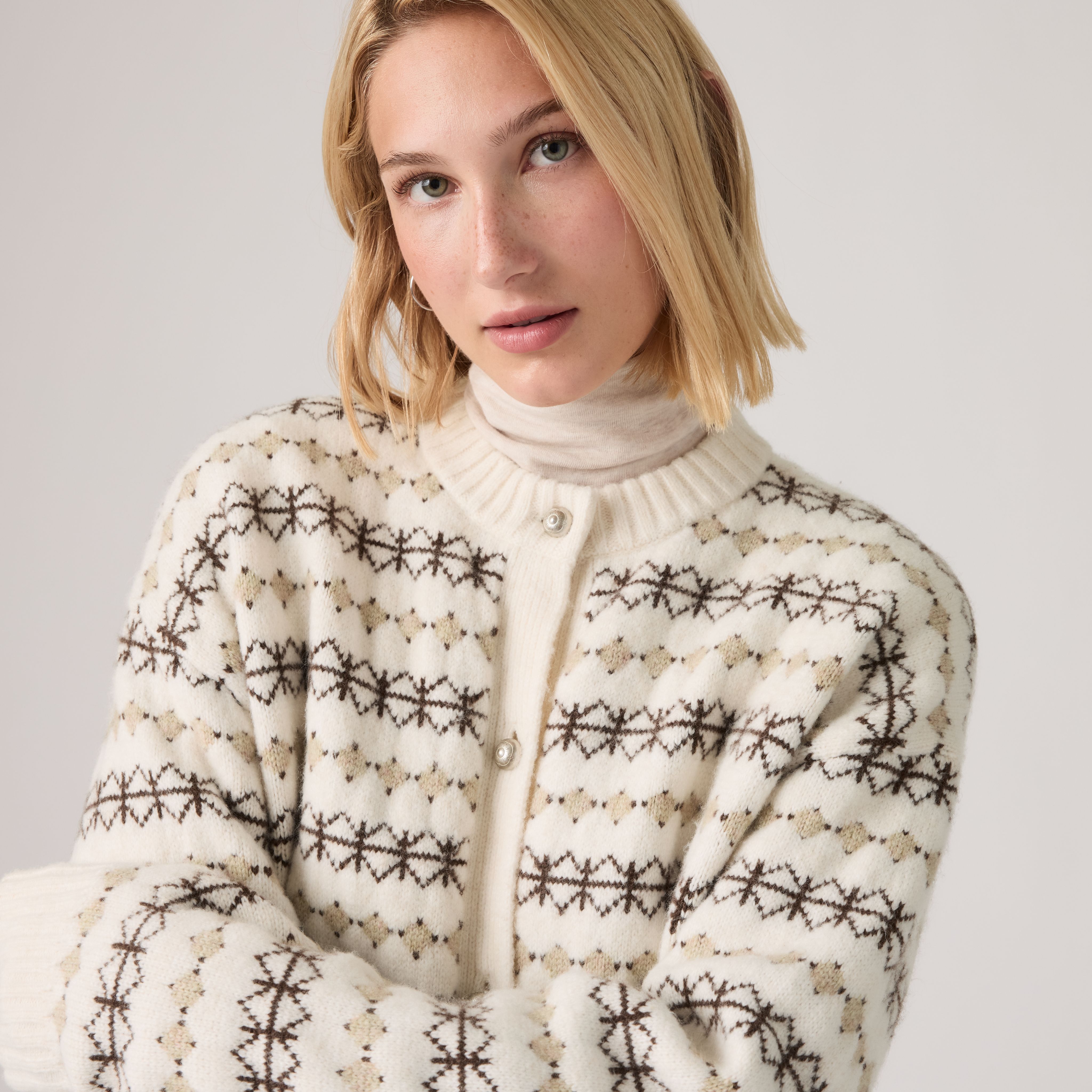 Charlotte Crewneck Cardigan 2
