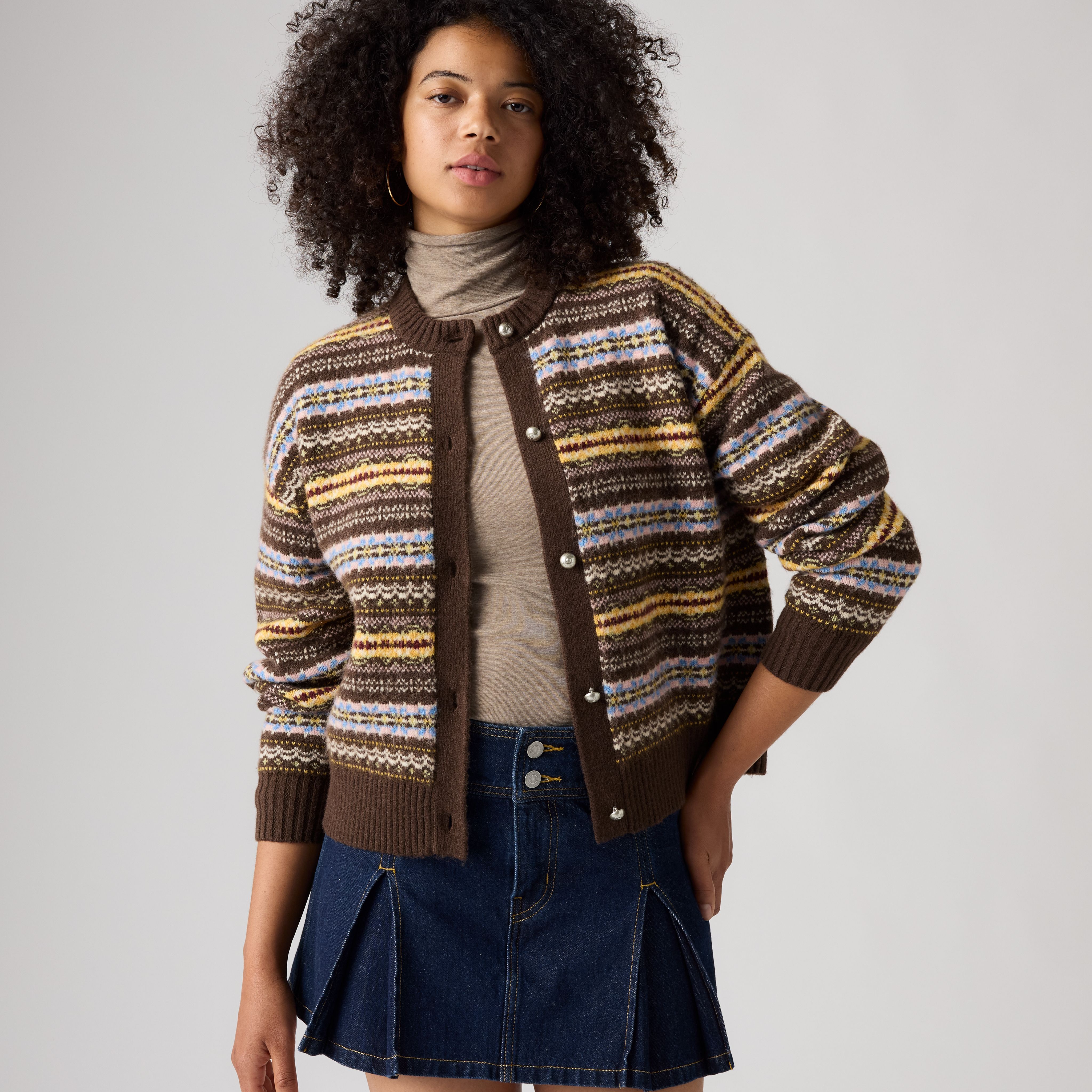Charlotte Crewneck Cardigan 1