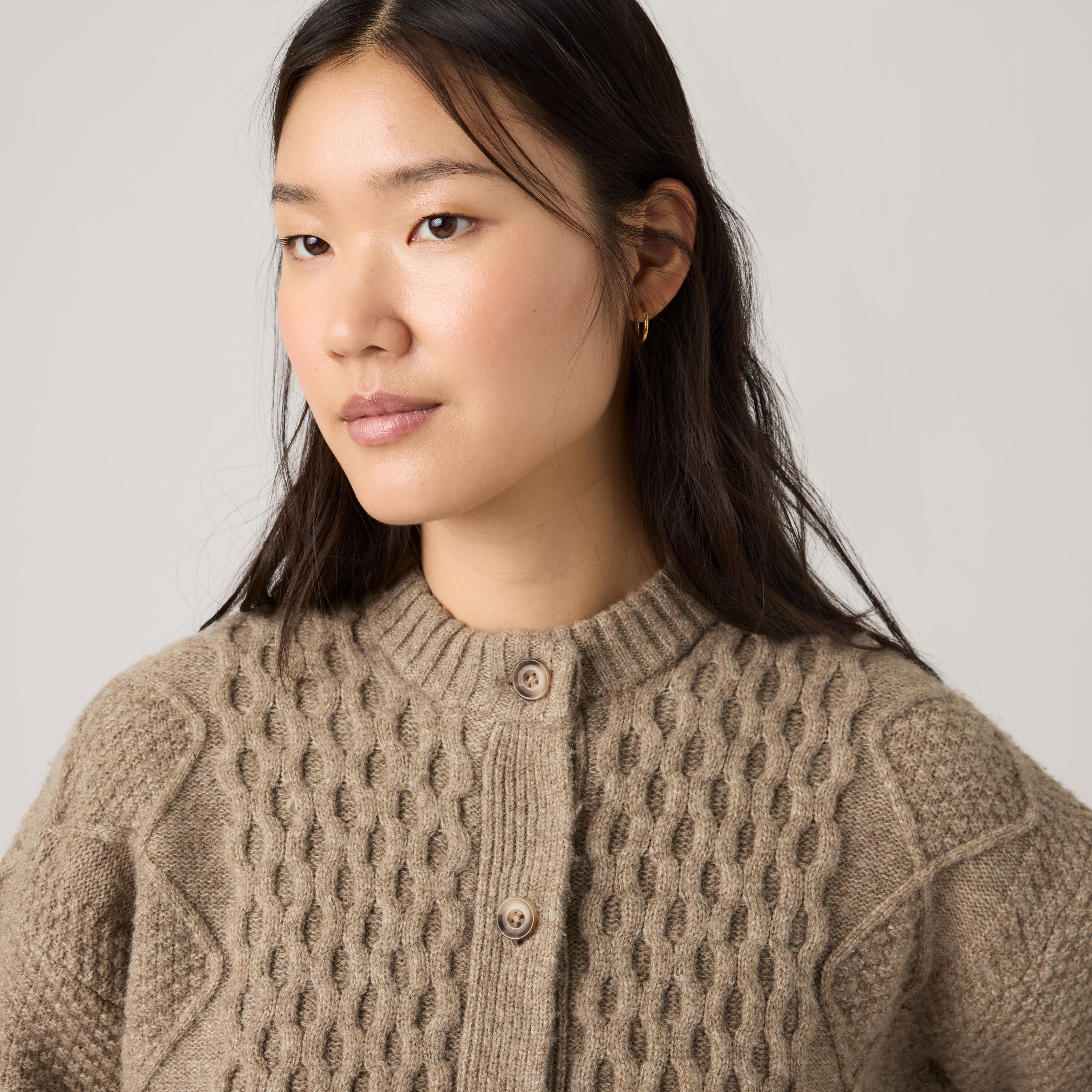 Charlotte Crewneck Cardigan 2