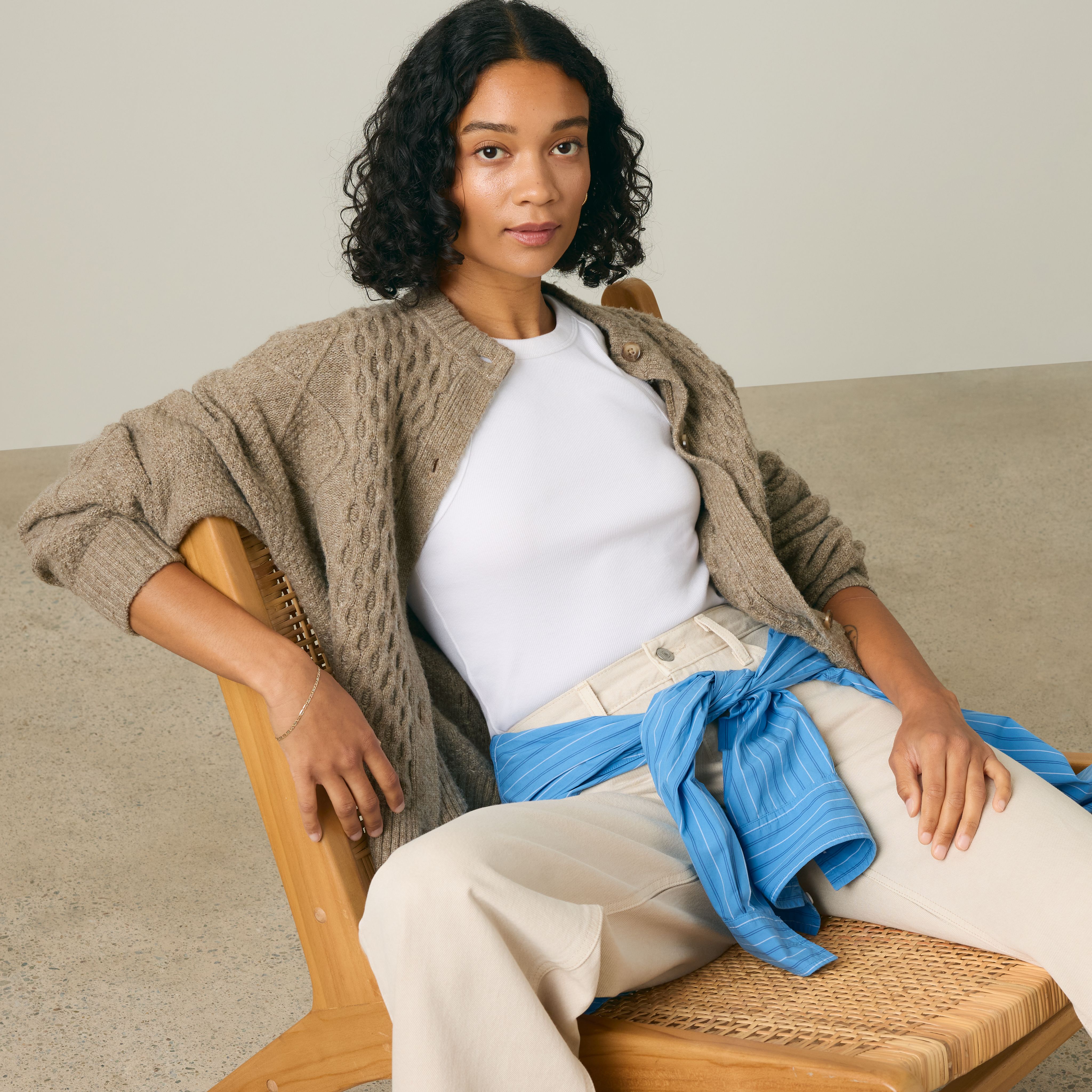 Charlotte Crewneck Cardigan 3