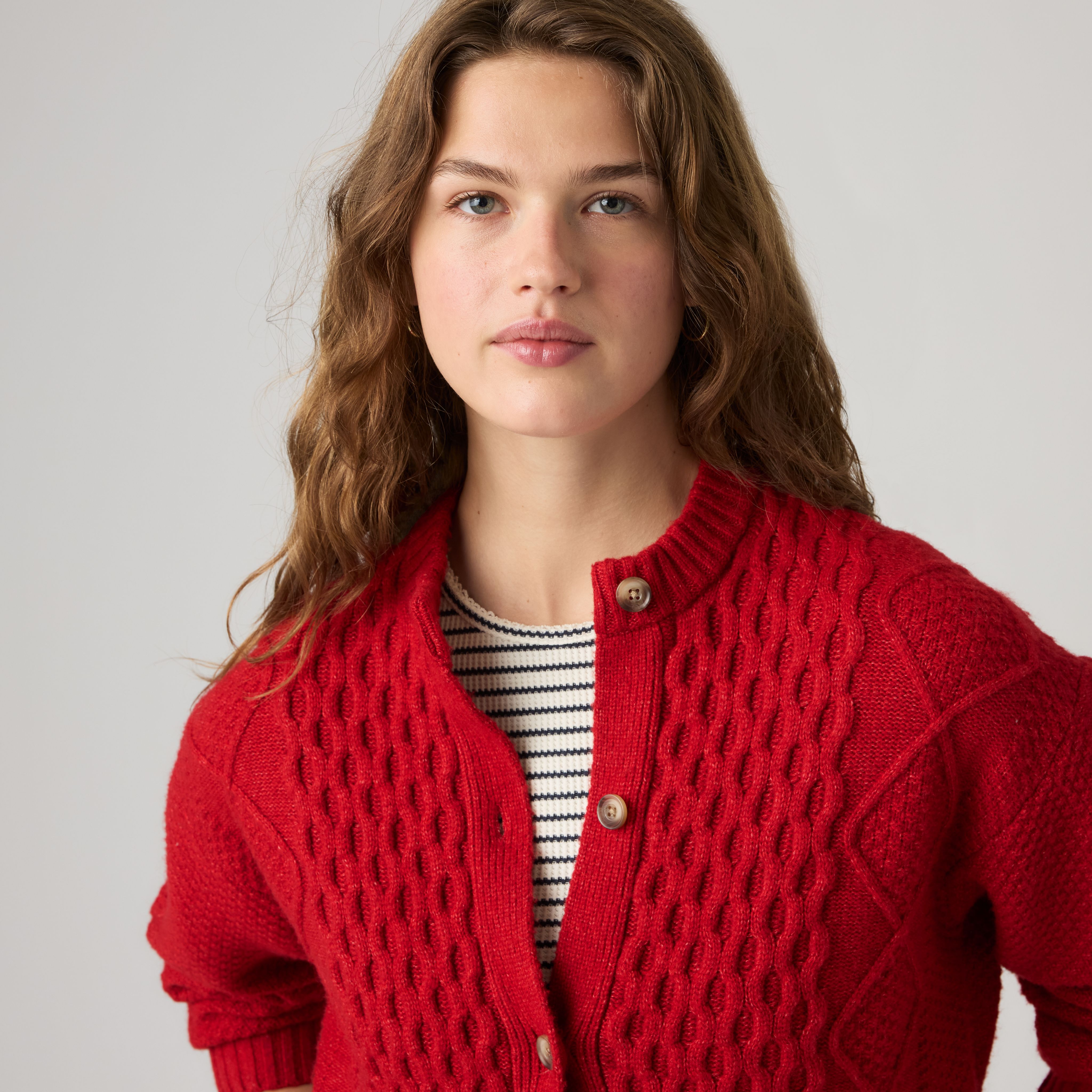 Charlotte Crewneck Cardigan 2