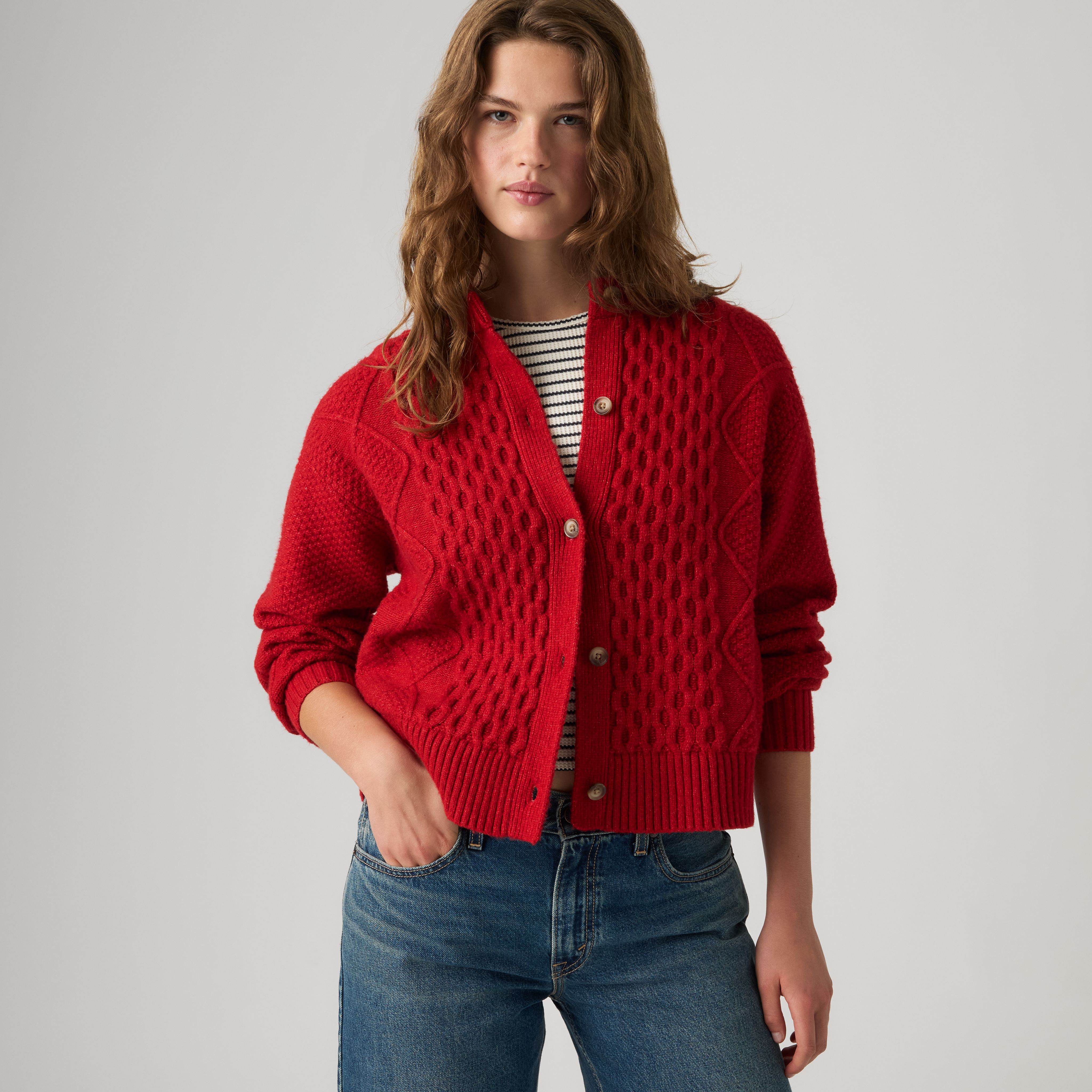 Charlotte Crewneck Cardigan 1