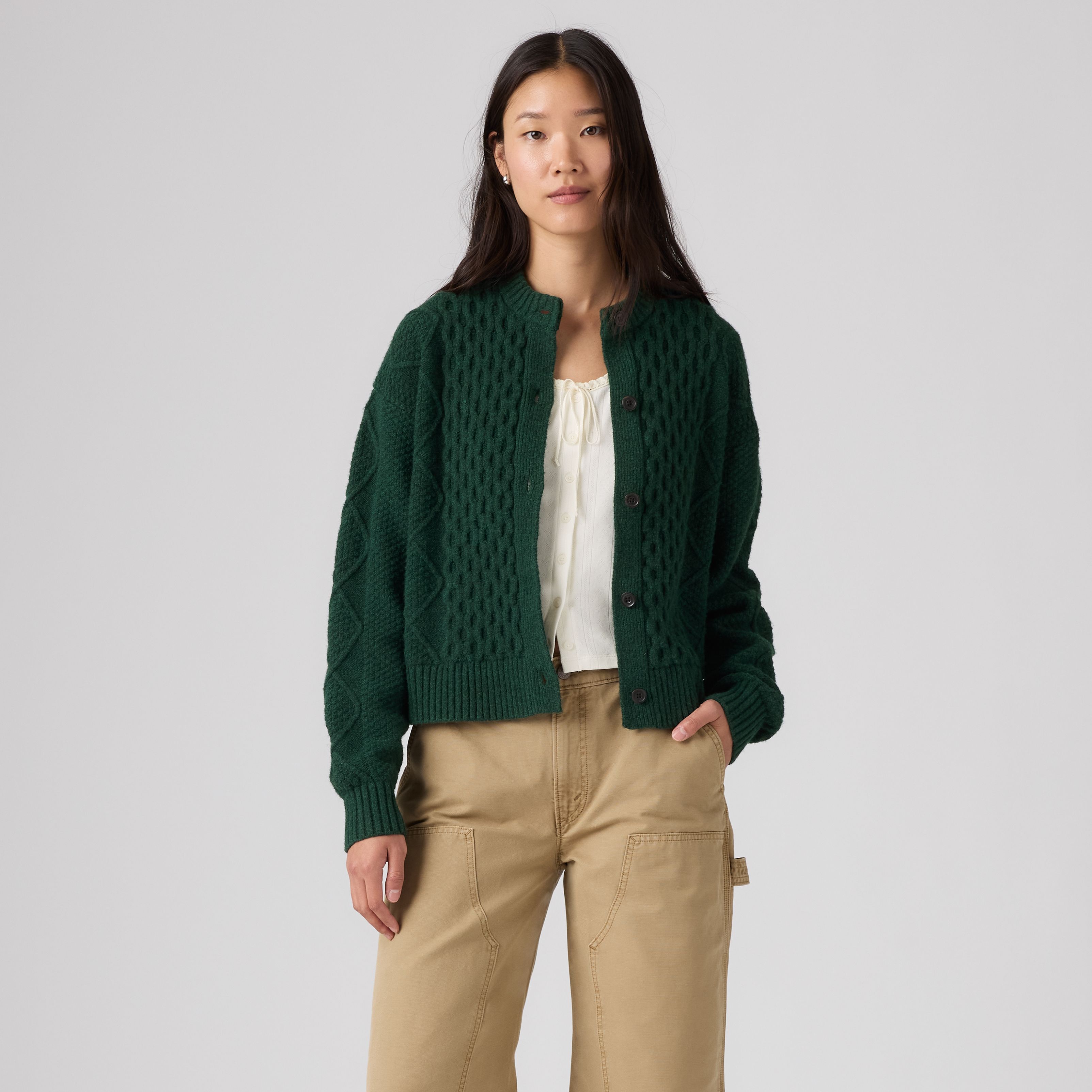 Charlotte Crewneck Cardigan 11