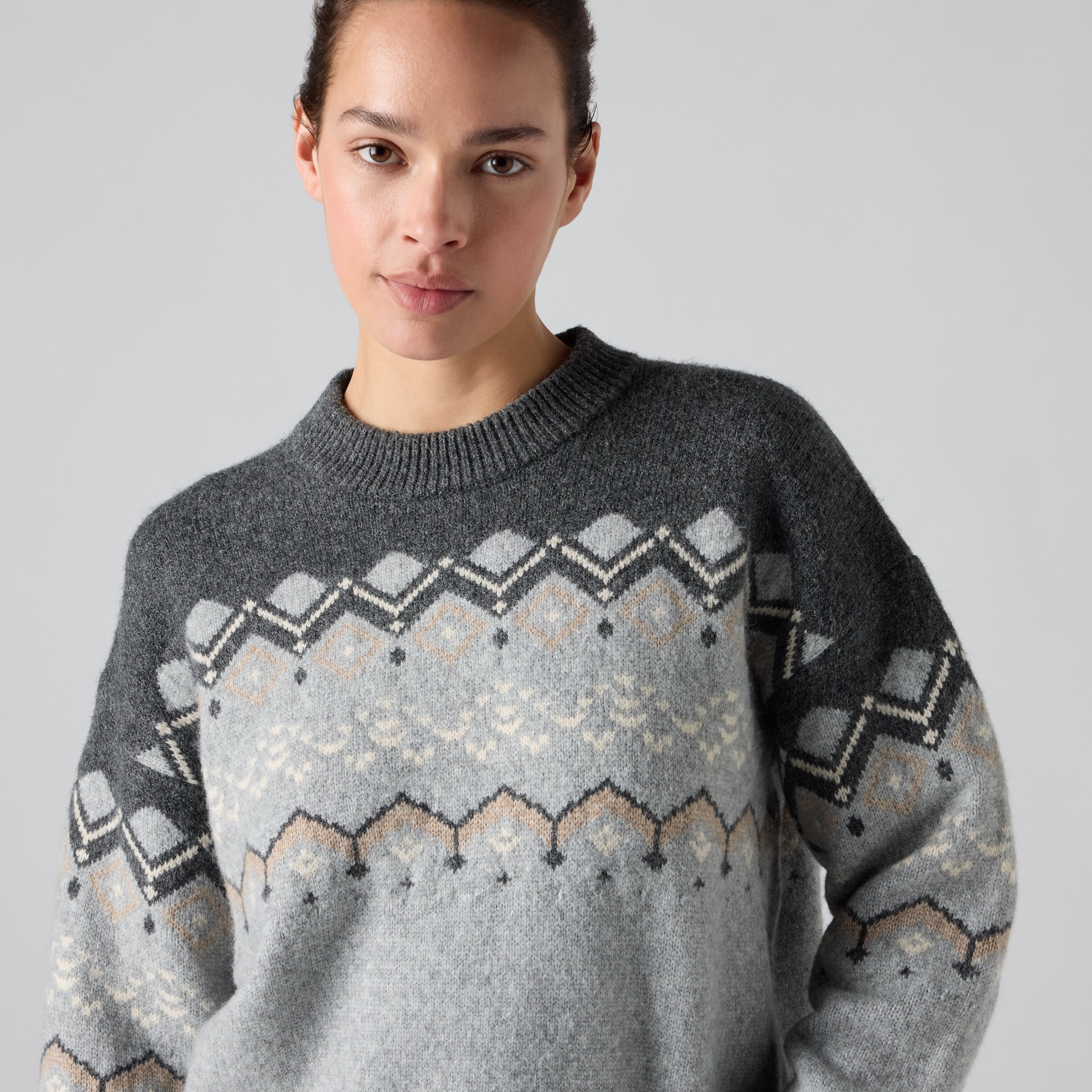 Charlotte Fairisle Crewneck Sweater 2