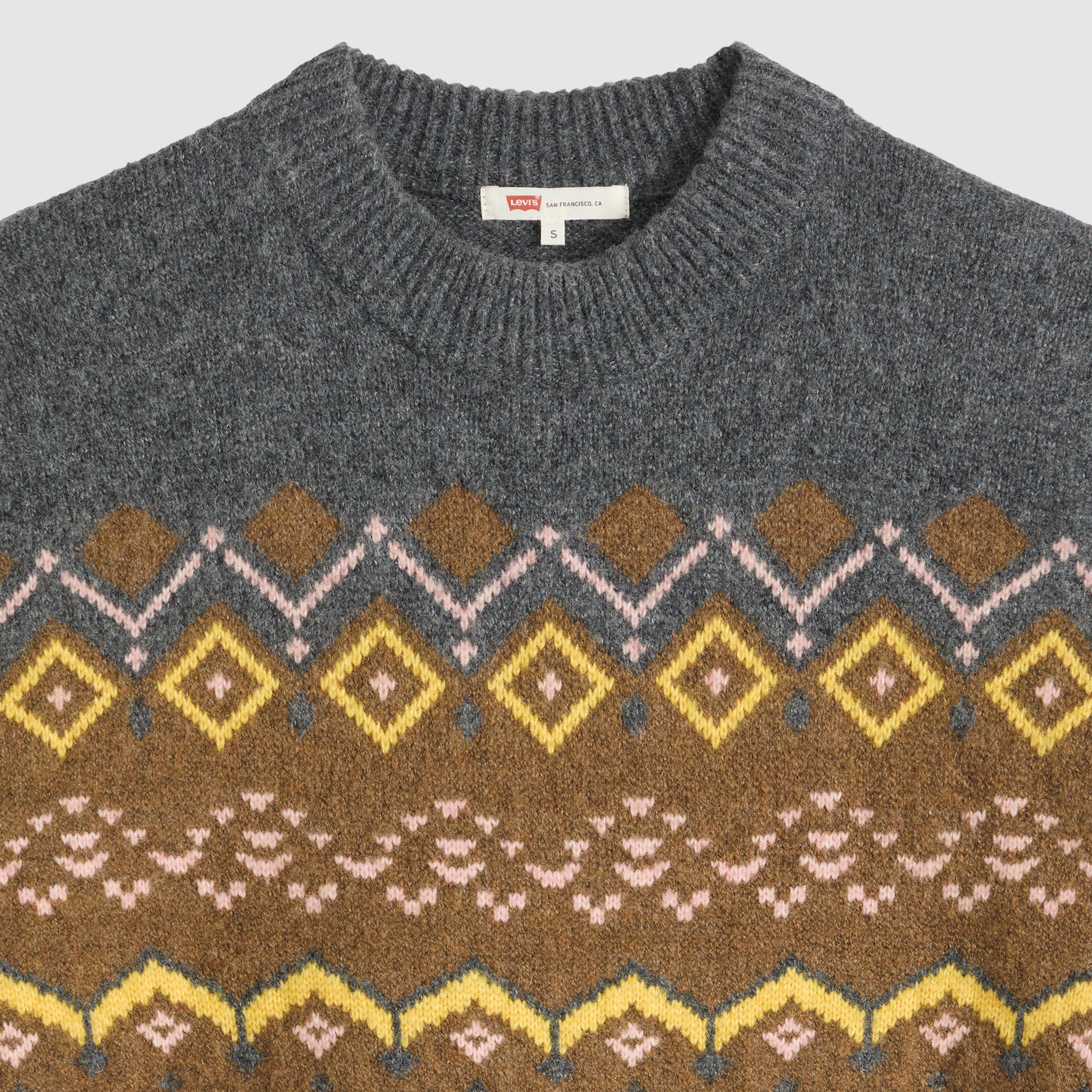 Suéter de cuello redondo Charlotte en Fair Isle 6