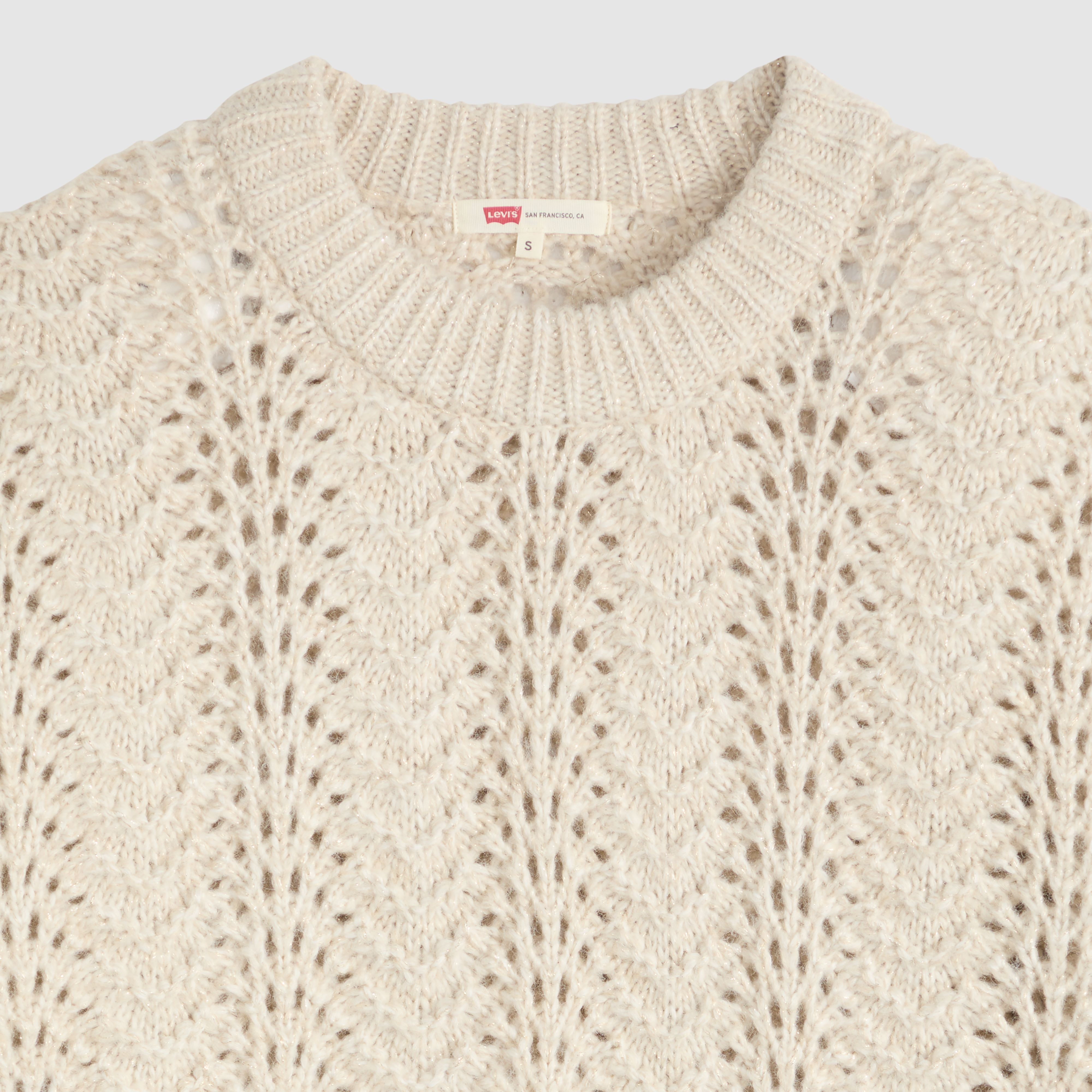 Charlotte Pointelle Crewneck Sweater 6