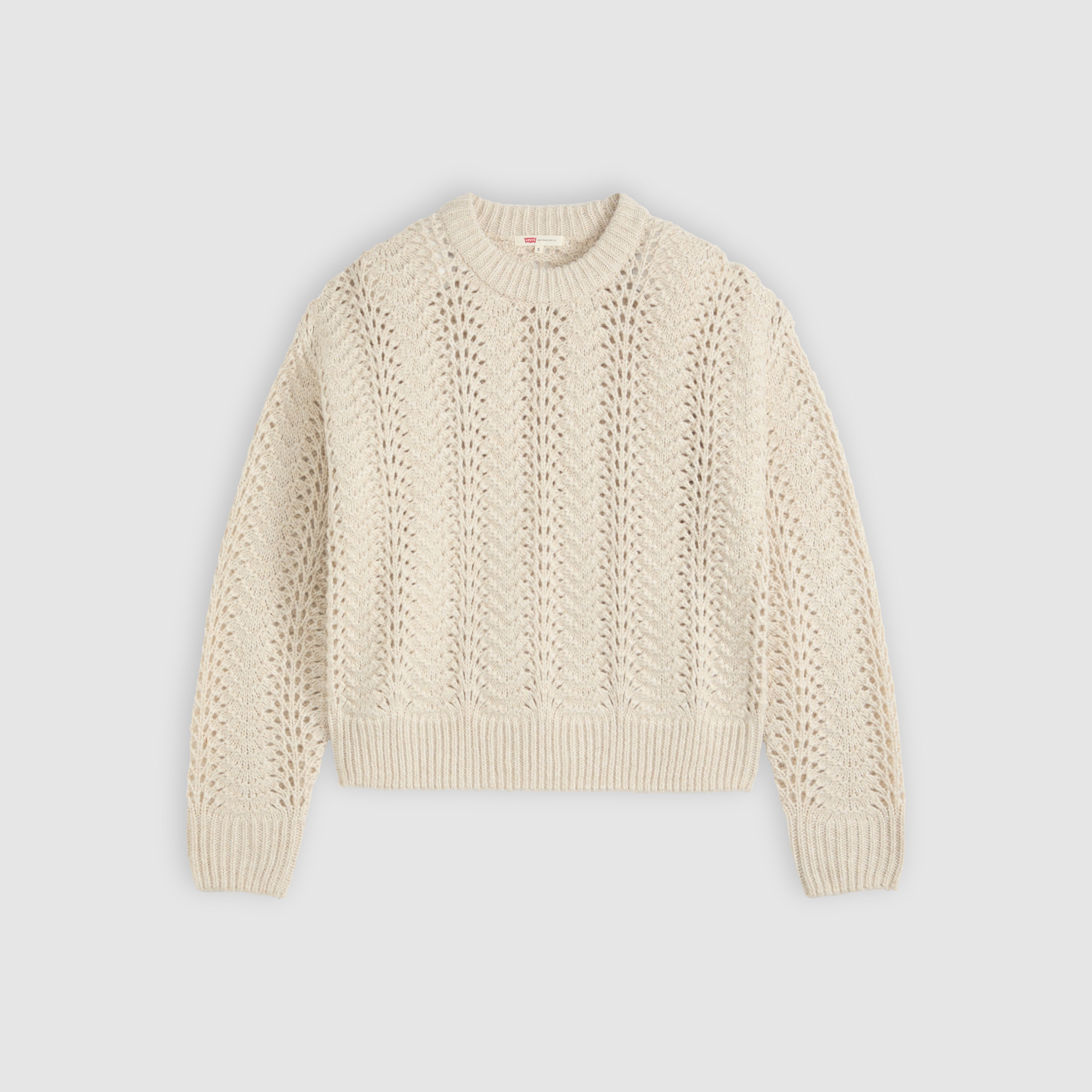 Charlotte Pointelle Crewneck Sweater 5
