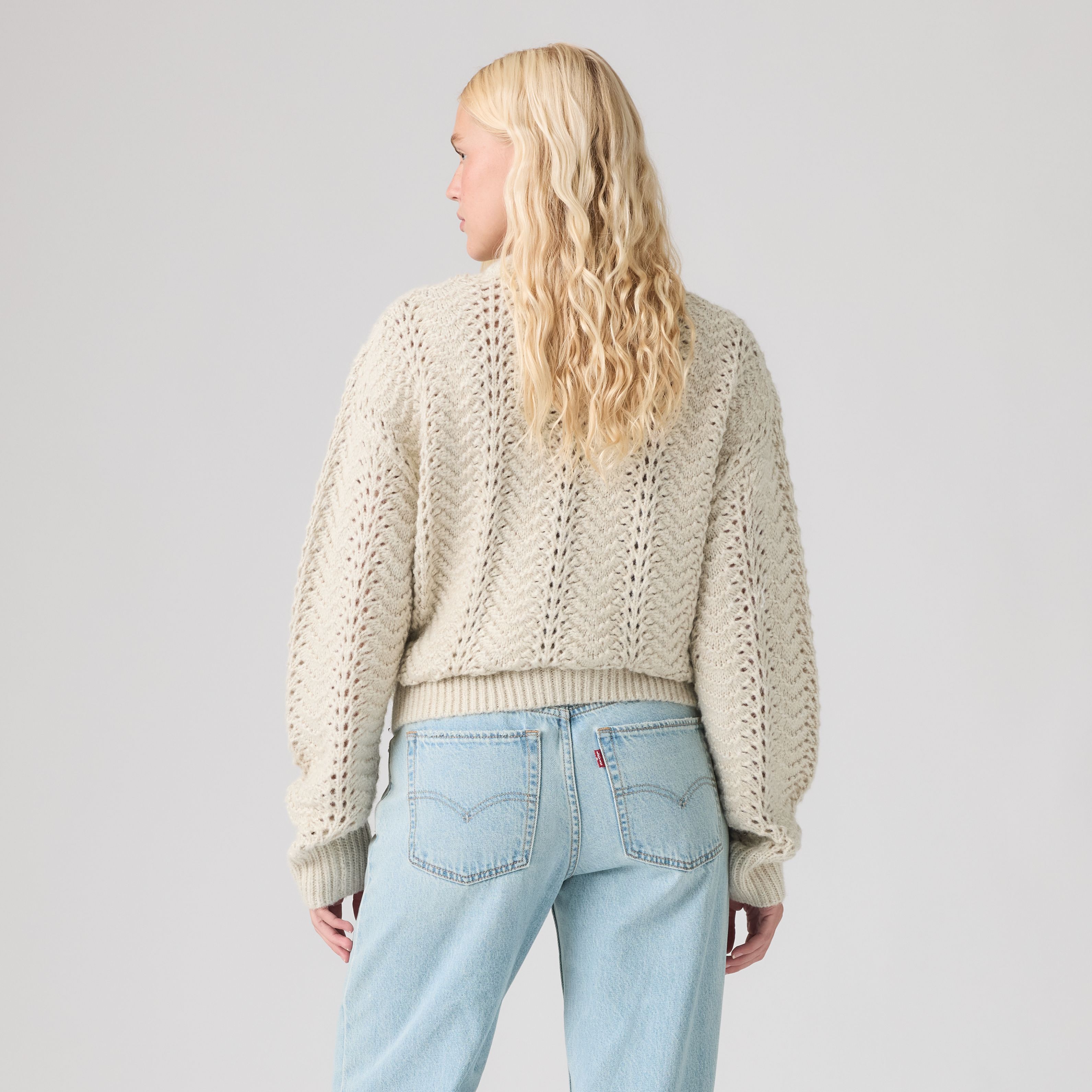 Charlotte Pointelle Crewneck Sweater 4
