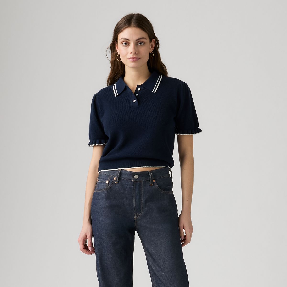 Supersoft Summer Short-Sleeve Polo — Navy Blazer - Blue