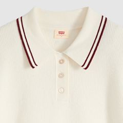 Supersoft Summer Short-Sleeve Polo — Cabernet Egret - White 6