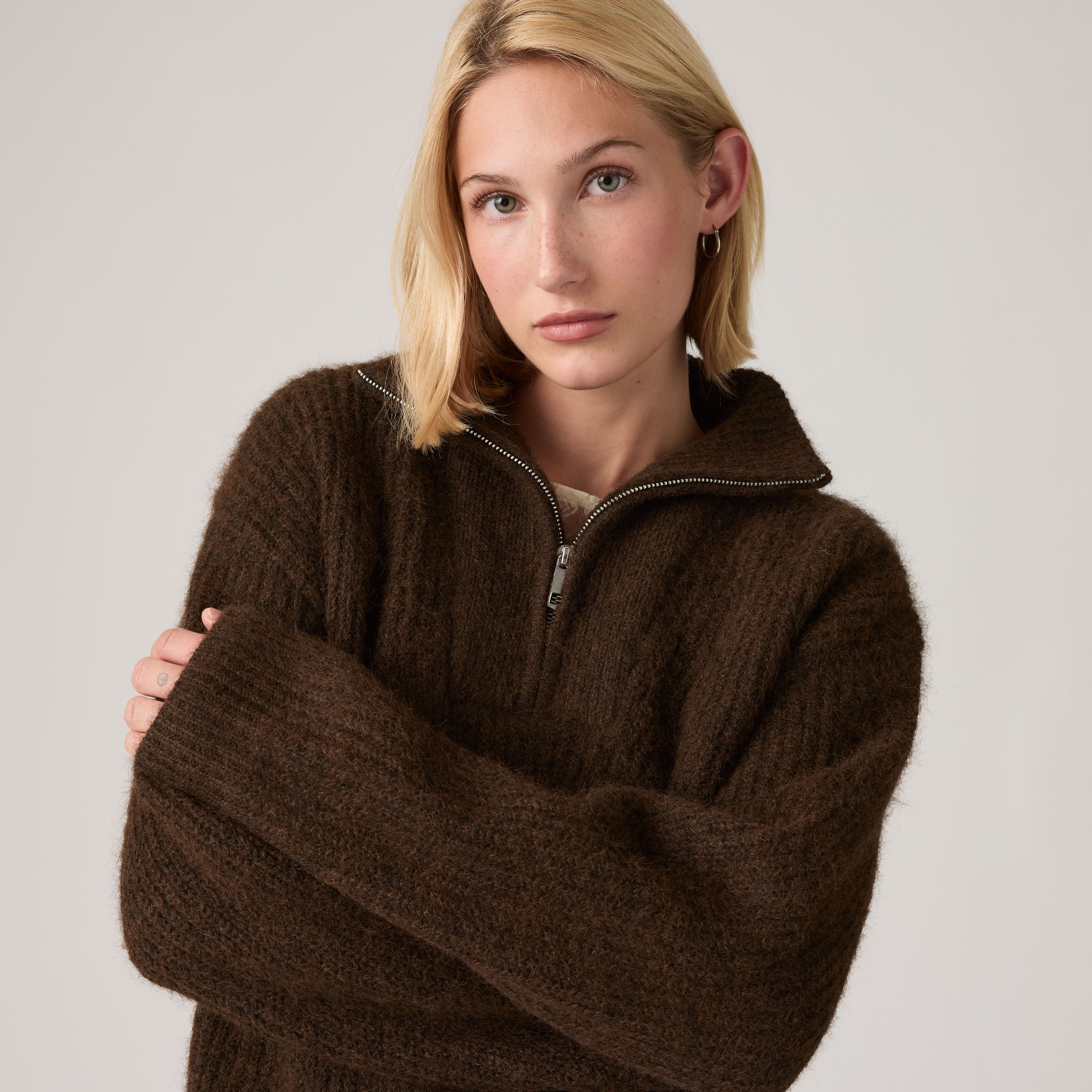 Ava Quarter-Zip Sweater 2