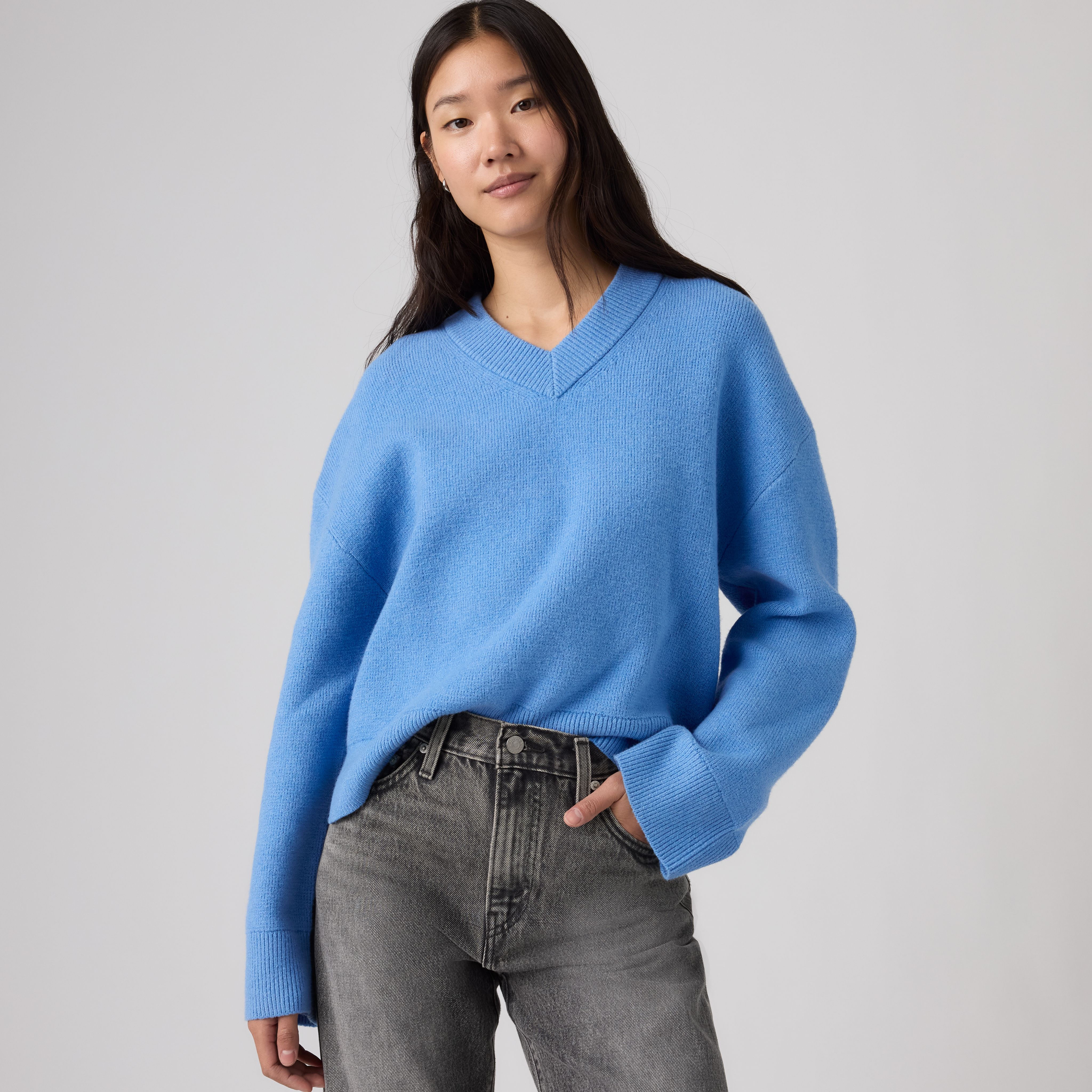 Supersoft V-Neck Sweater 1